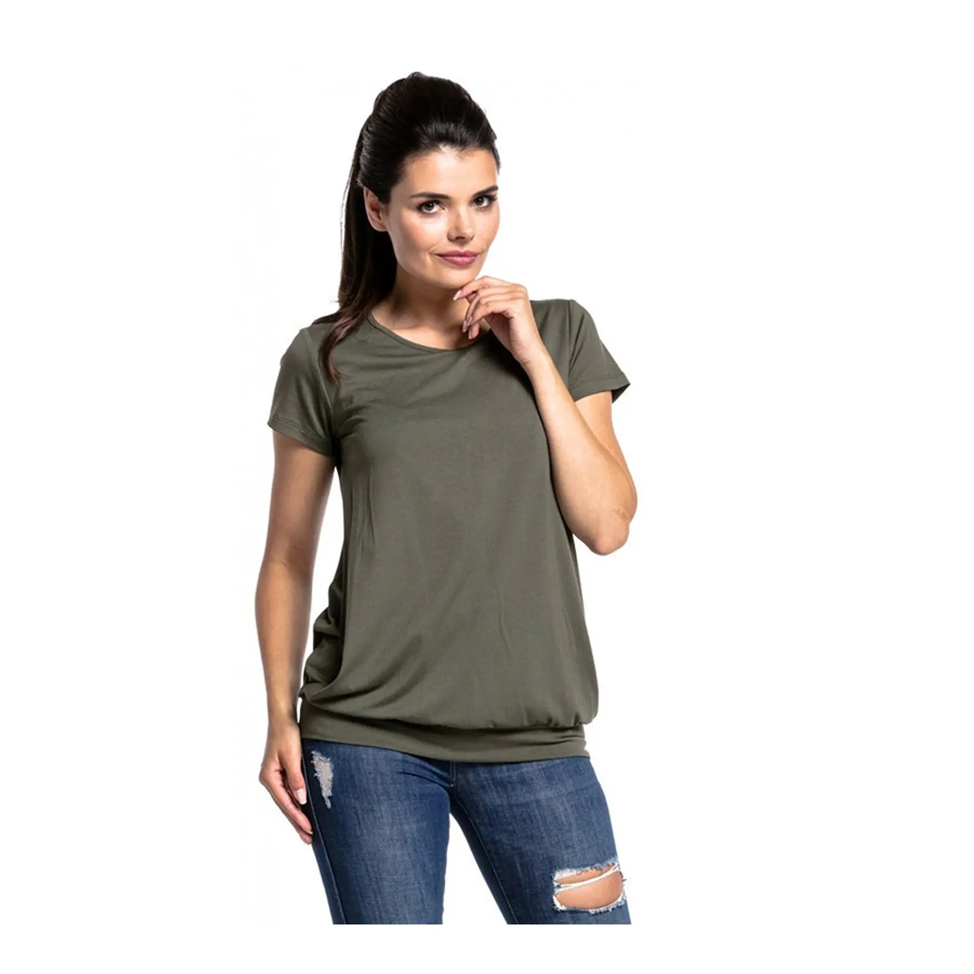Polera Lactancia Maternidad Manga Corta Mave 7