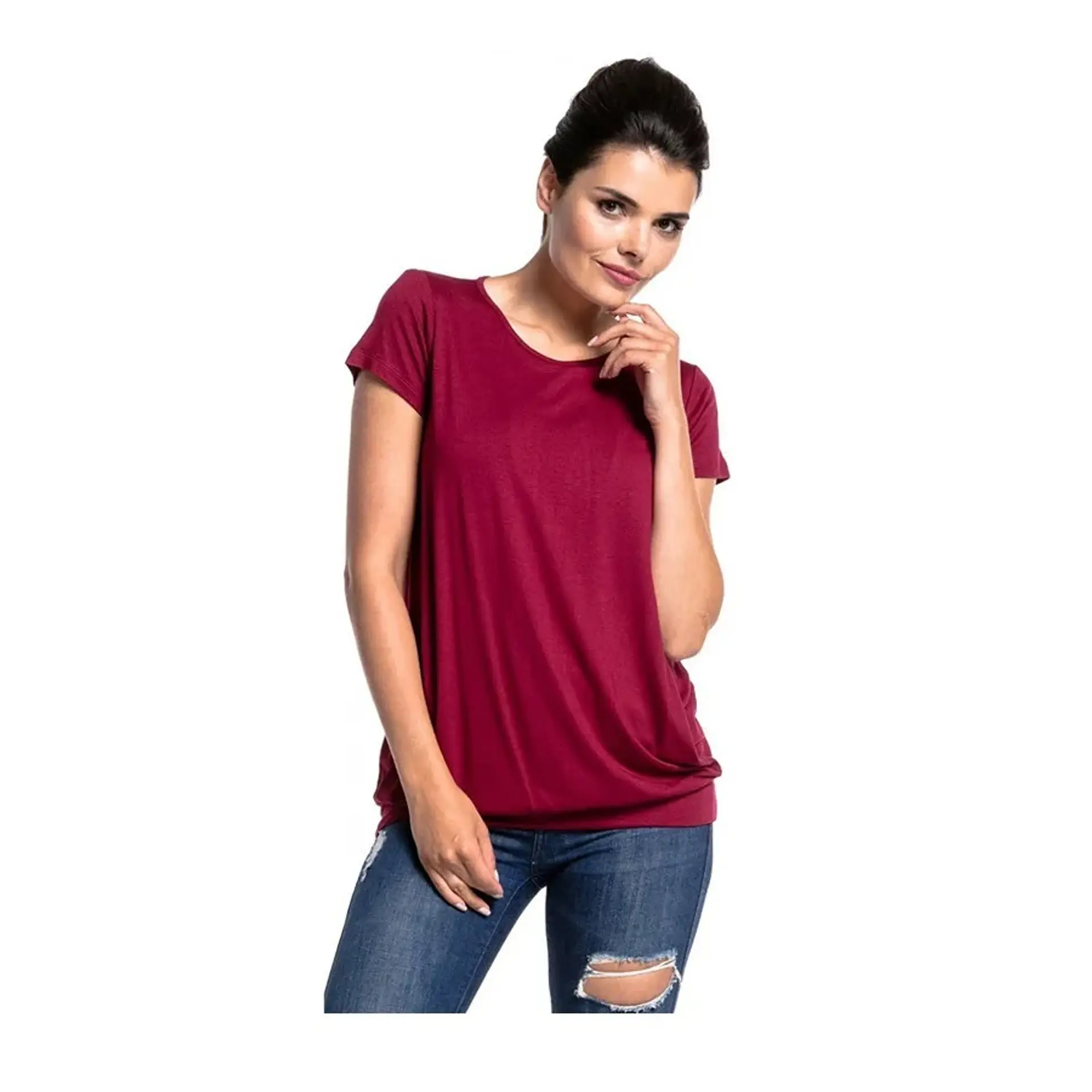 Polera Lactancia Maternidad Manga Corta Mave 6