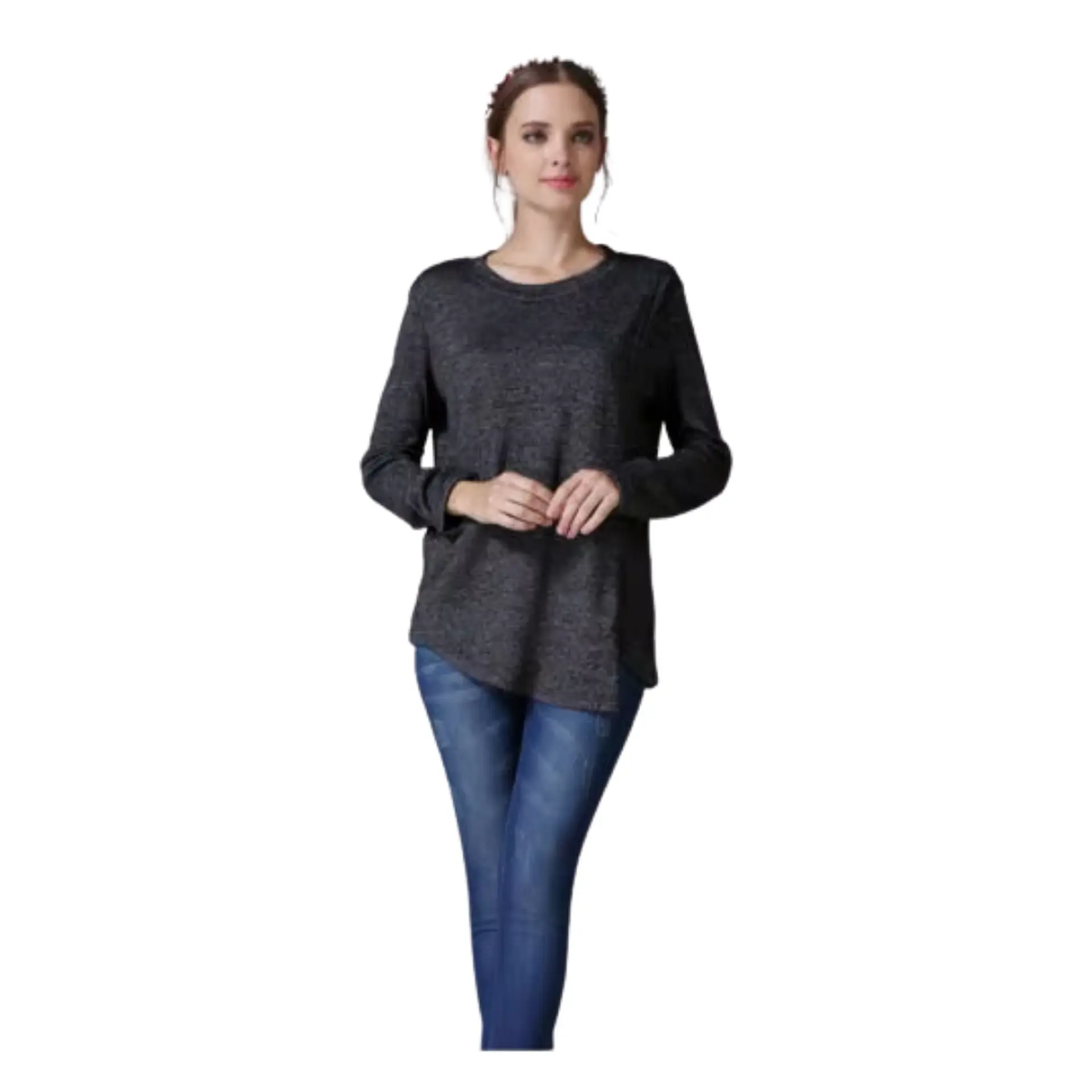 Polera Lactancia Maternidad Manga Larga Mari 3