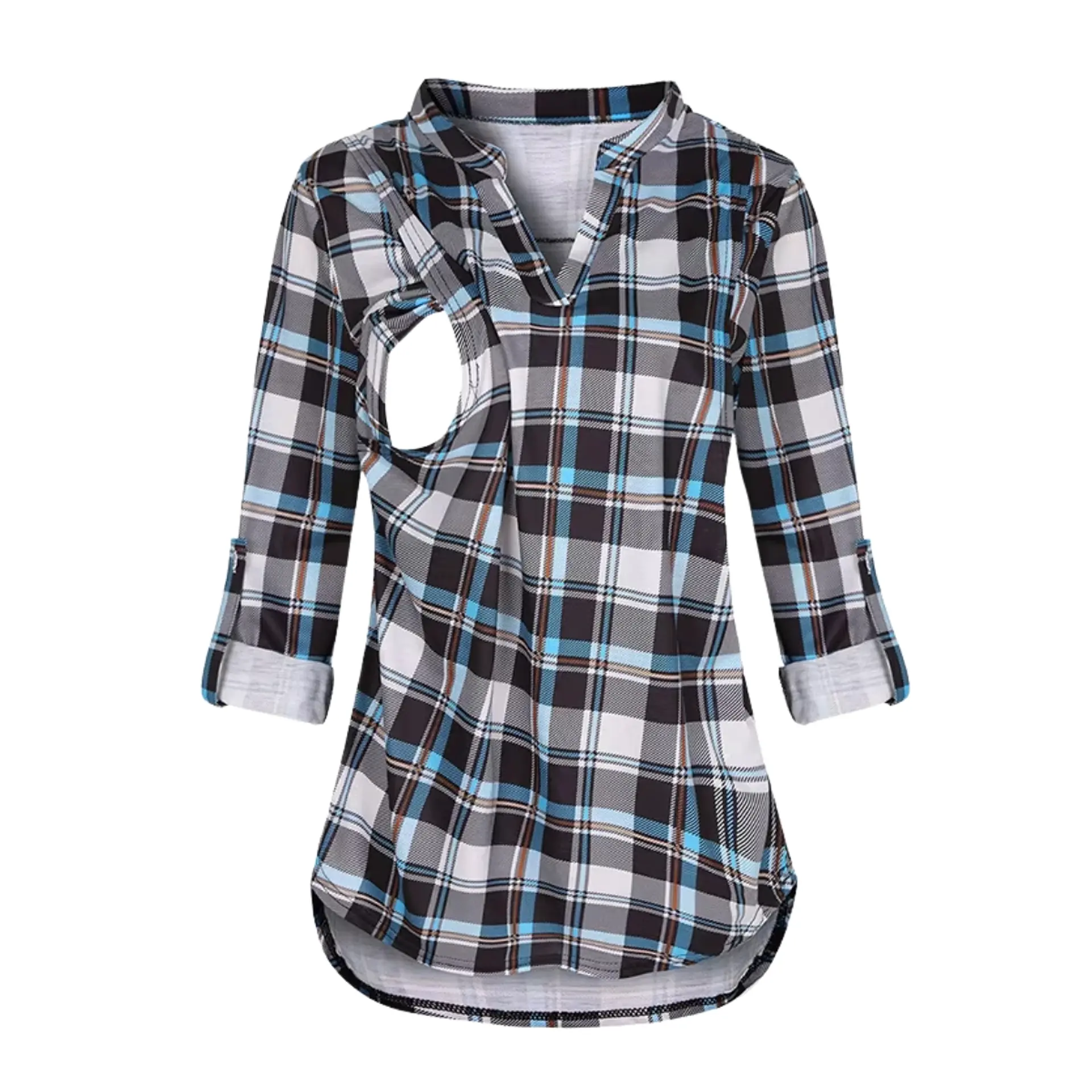 Polera Lactancia Maternidad Camisa Manga Larga  2