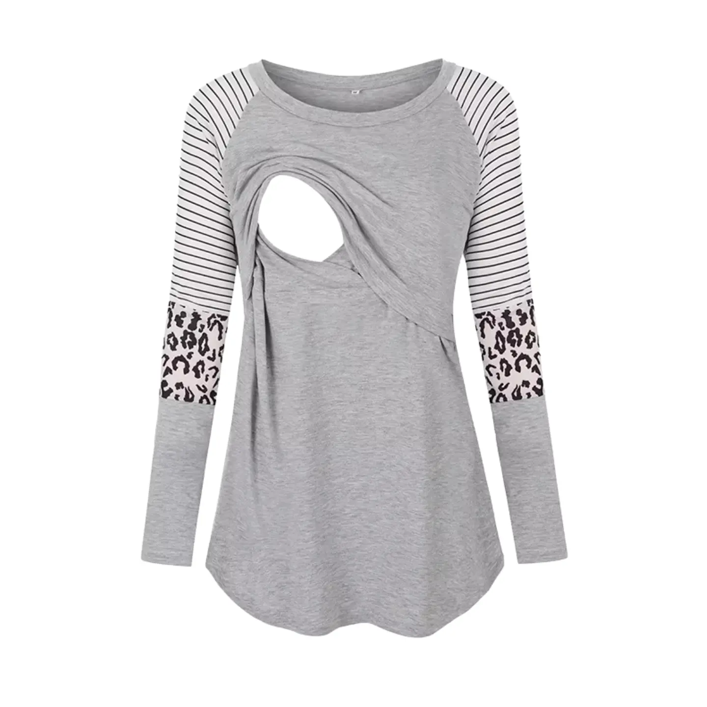 Polera Lactancia Maternidad Manga Larga Gina  2
