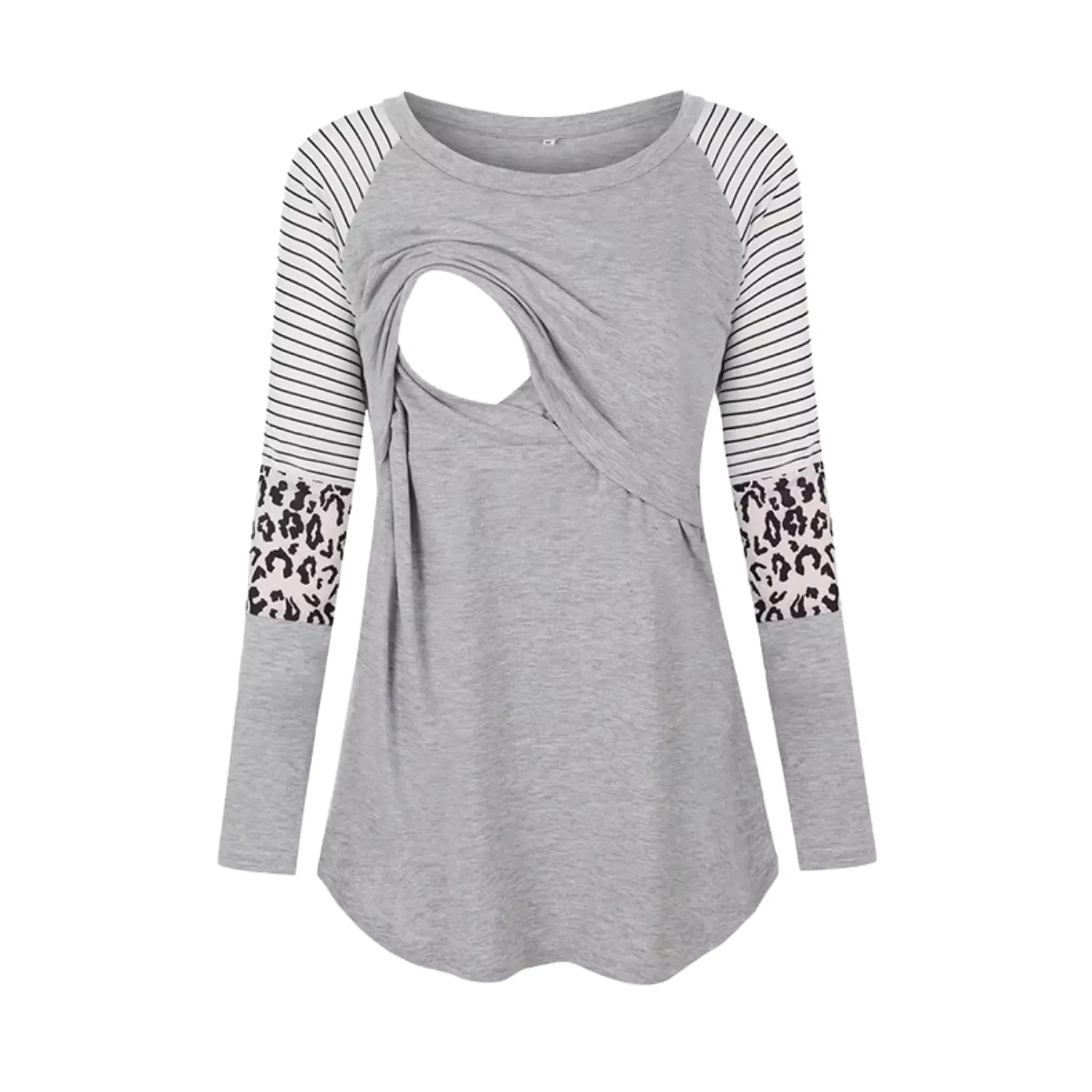 Polera Lactancia Maternidad Manga Larga Gina  2