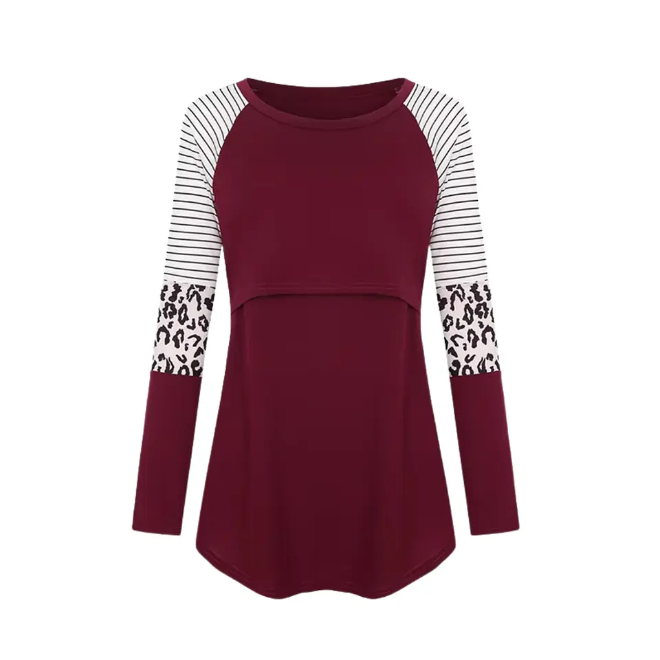 Polera Lactancia Maternidad Manga Larga Gina  4