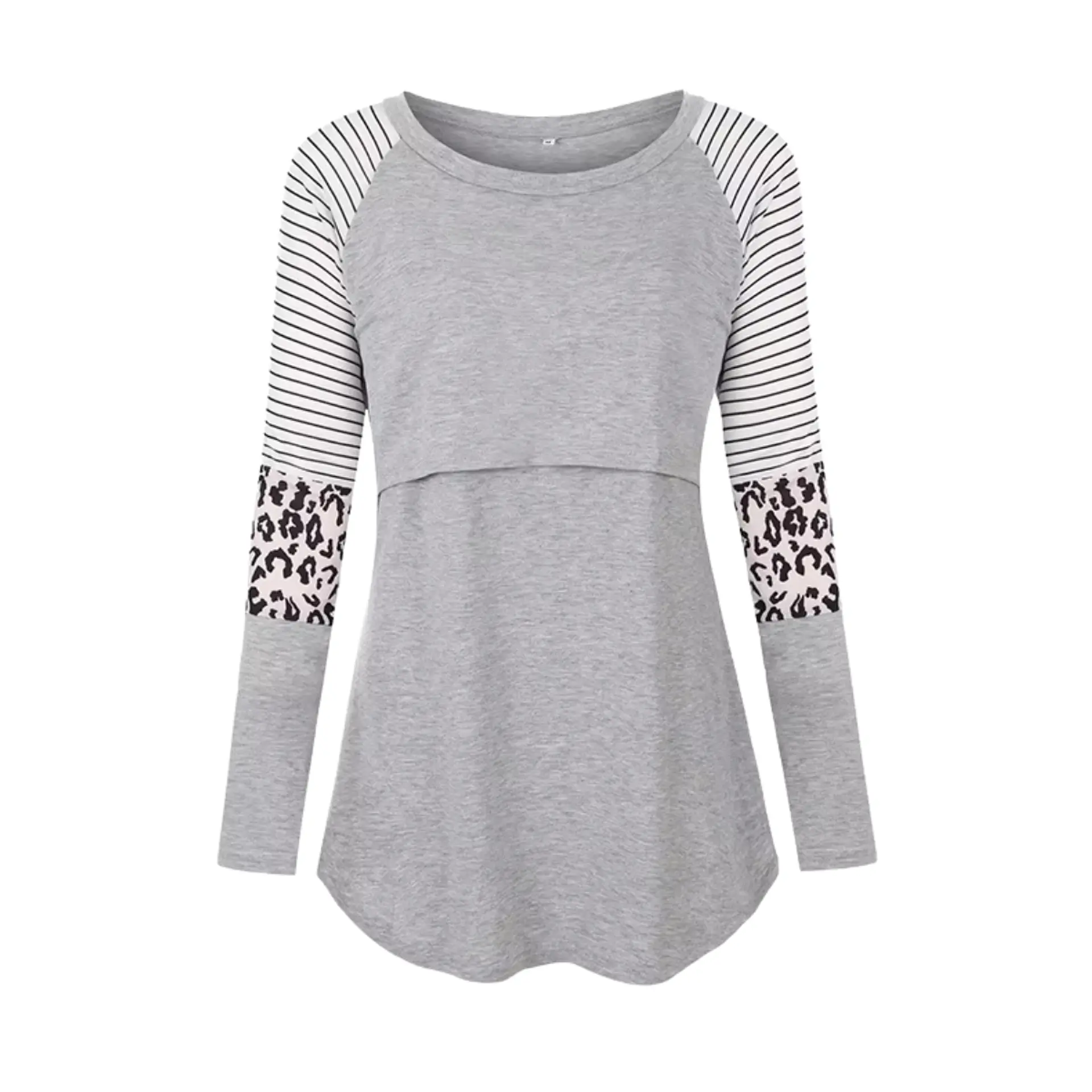 Polera Lactancia Maternidad Manga Larga Gina  8