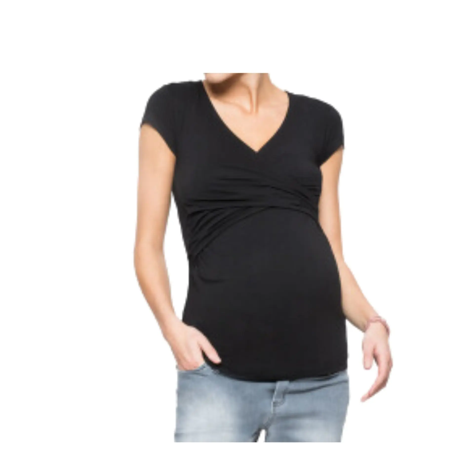 Polera Lactancia Maternidad Manga Corta Dani 3