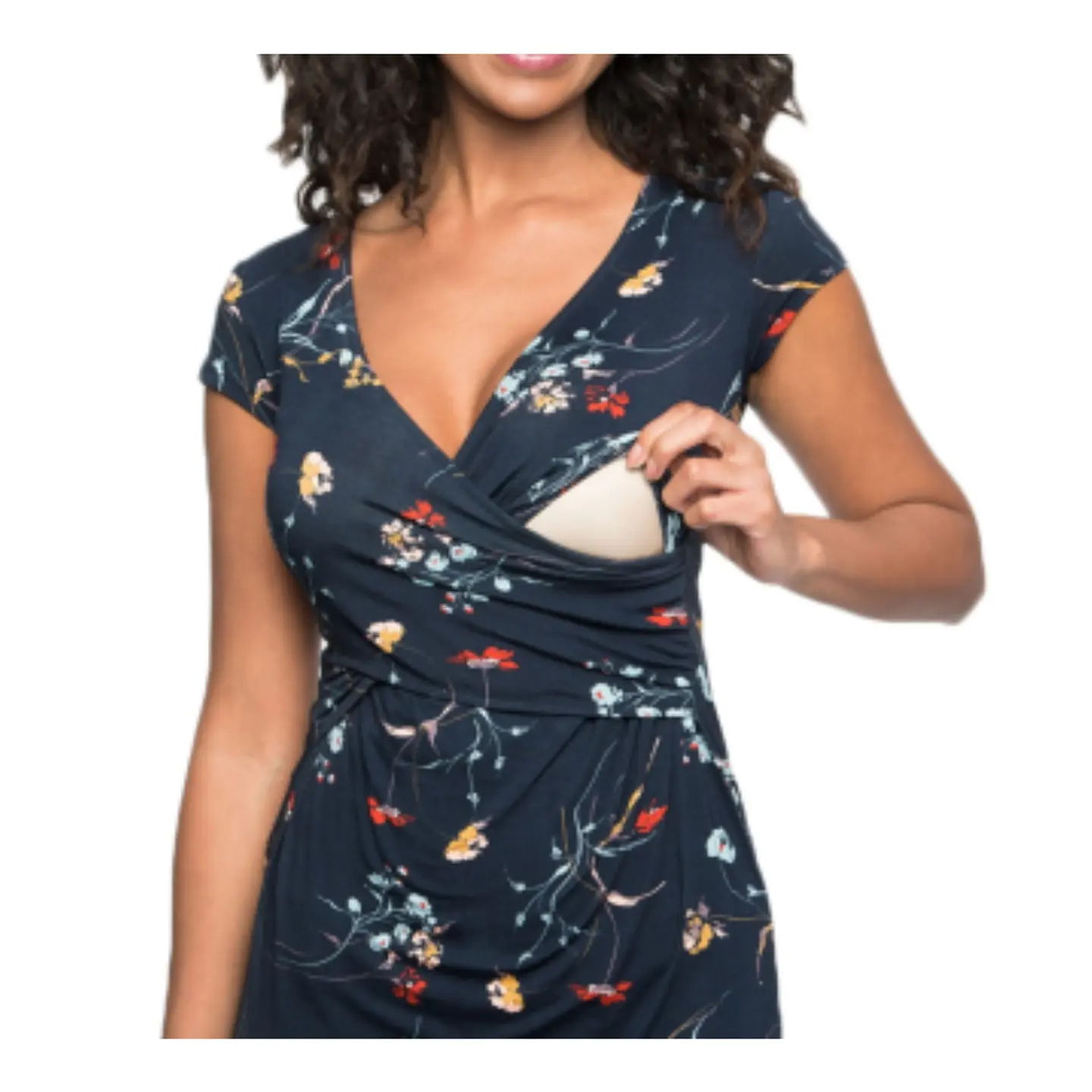 Polera Lactancia Maternidad Manga Corta Dani 1