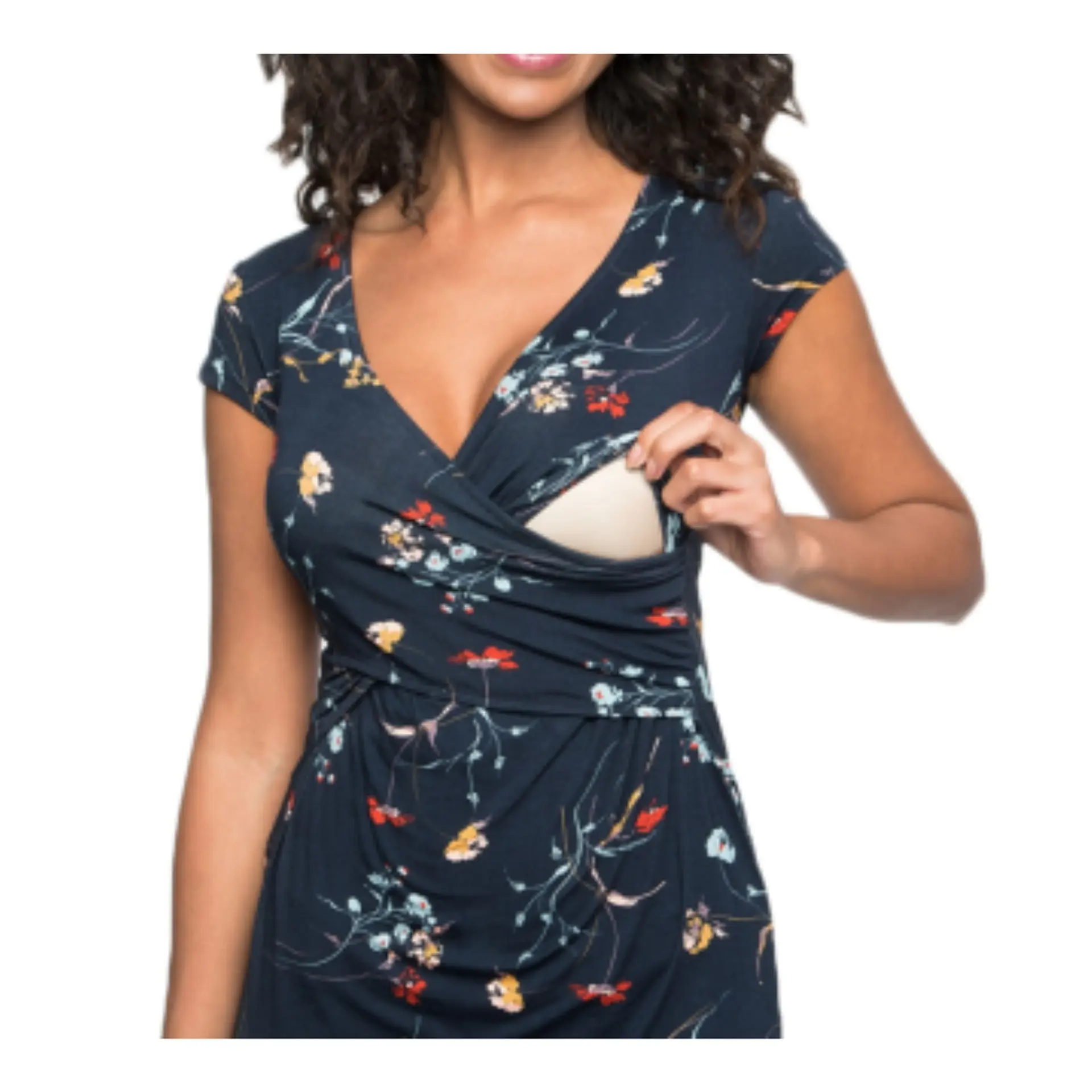 Polera Lactancia Maternidad Manga Corta Dani 1
