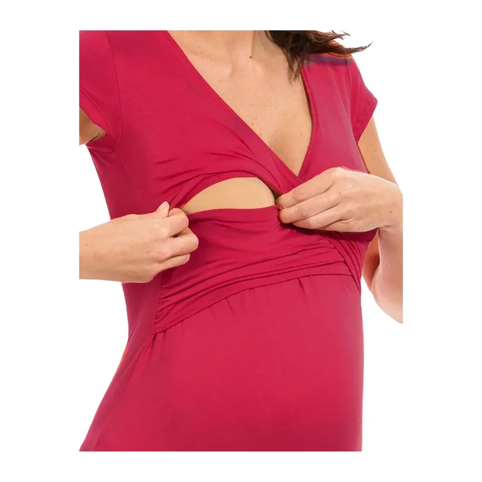Polera Lactancia Maternidad Manga Corta Dani 5