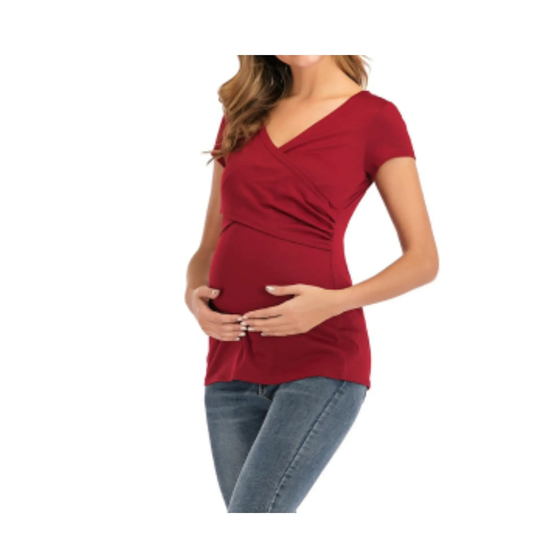 Polera Lactancia Maternidad Manga Corta Sofia  6