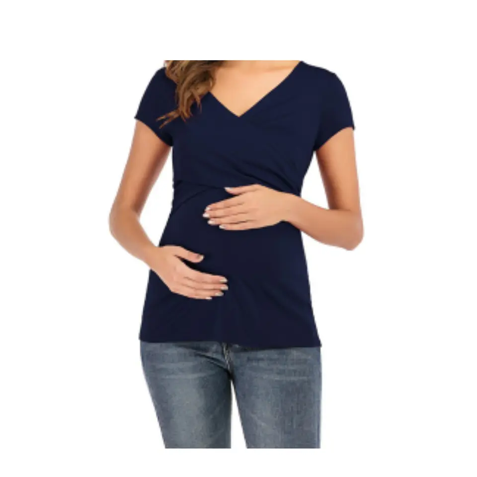 Polera Lactancia Maternidad Manga Corta Sofia  12