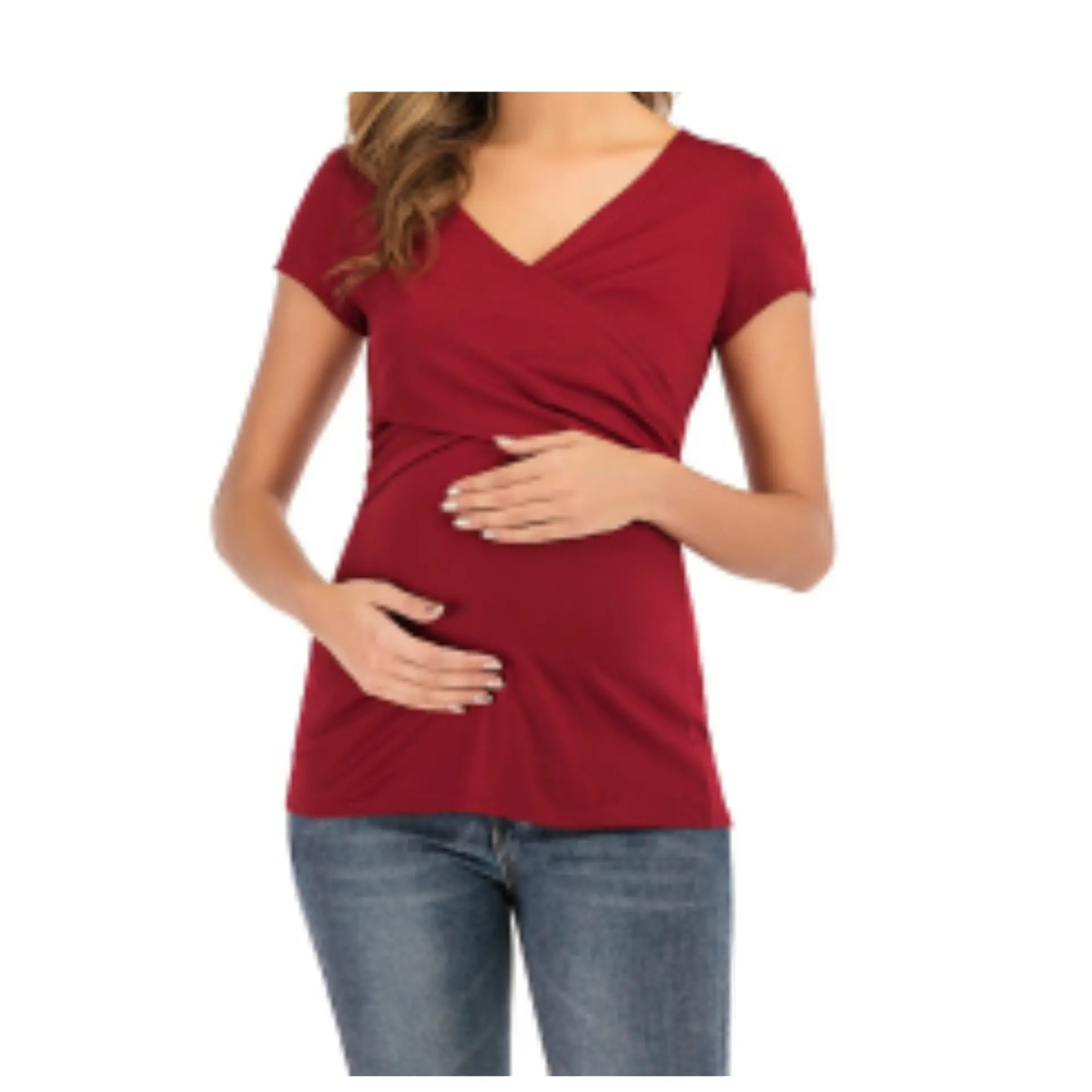 Polera Lactancia Maternidad Manga Corta Sofia  13