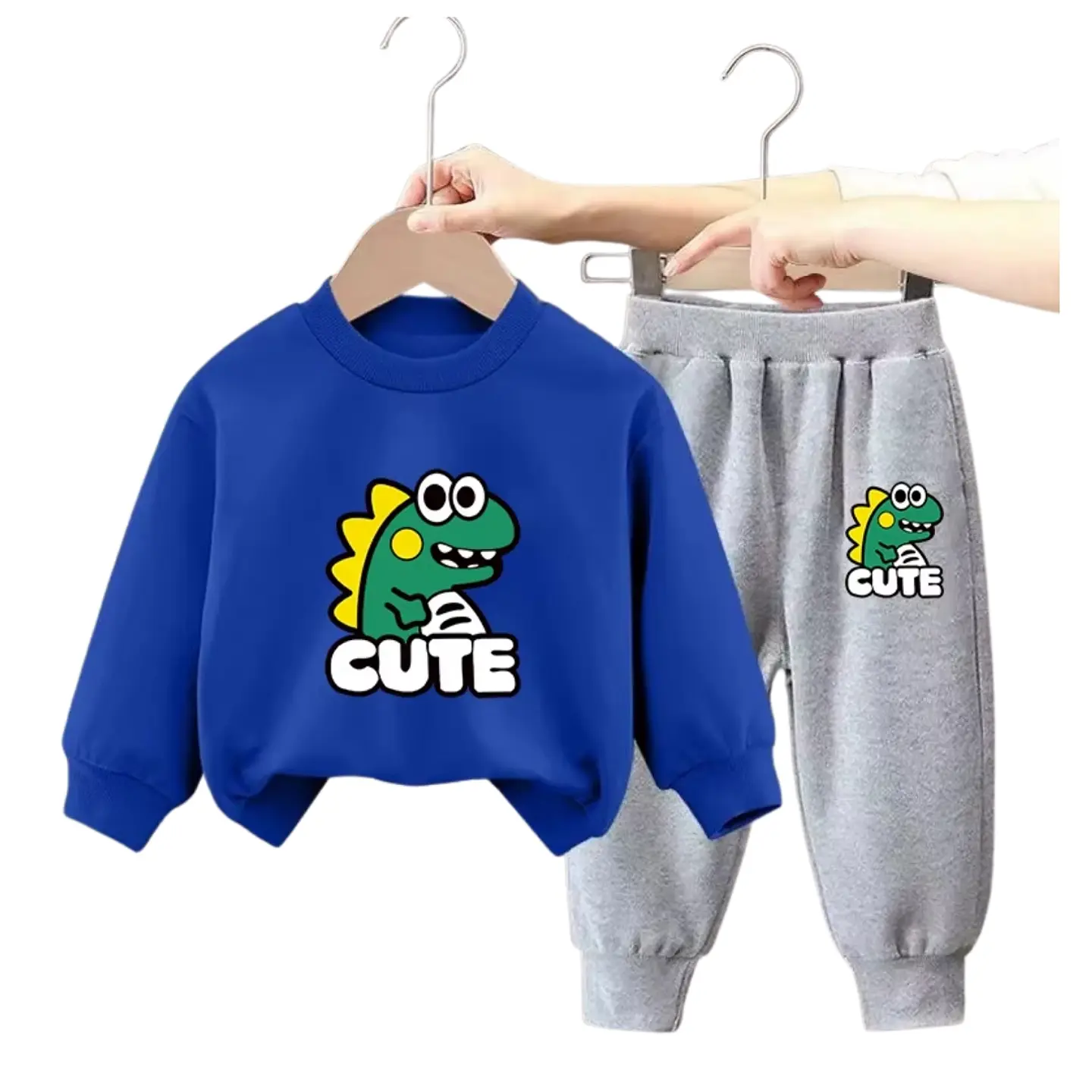 Buzo Niño Infantil Algodon Poleron Pantalon Dino 3