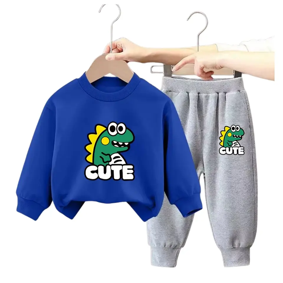 Buzo Niño Infantil Algodon Poleron Pantalon Dino 3