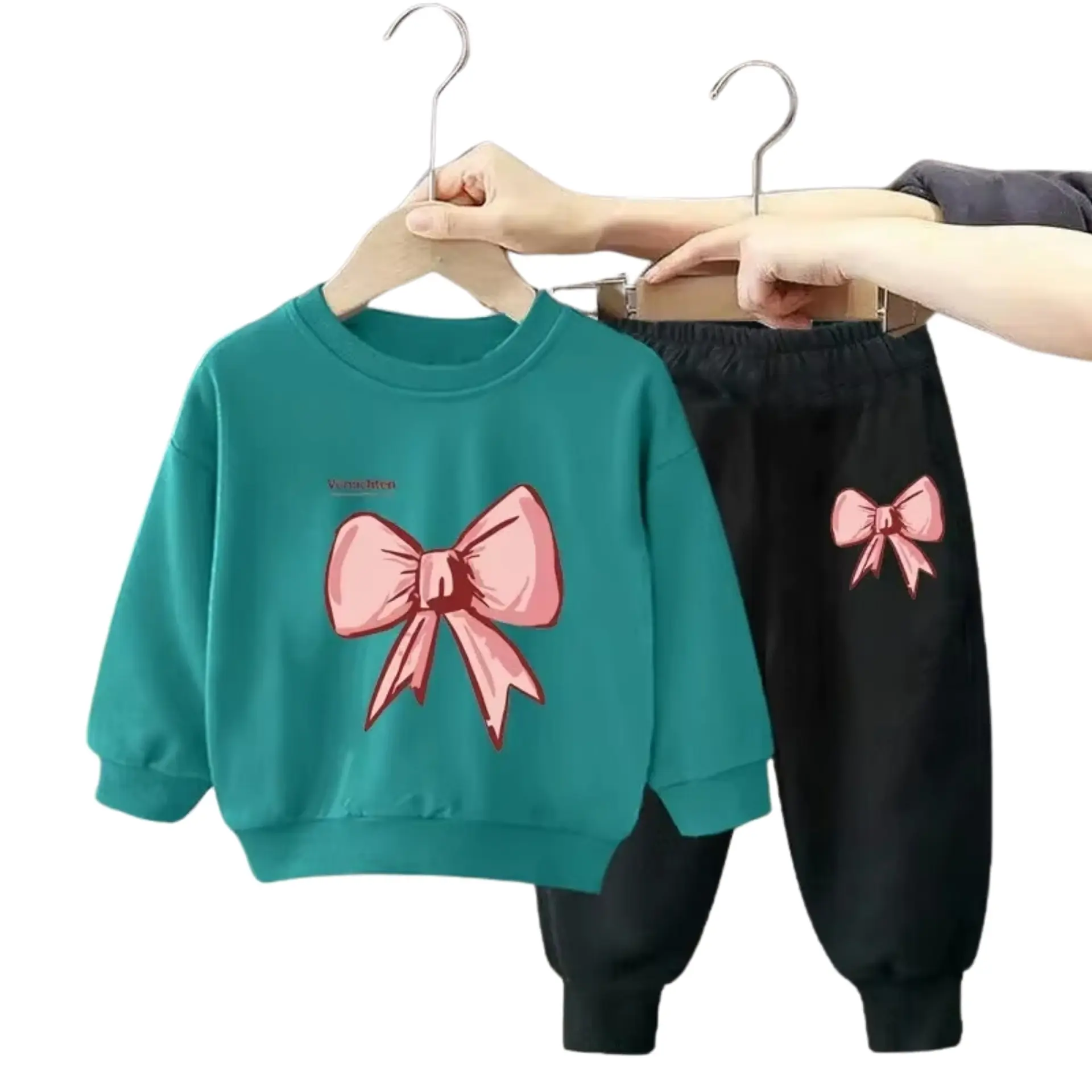 Buzo Niña Infantil Algodon 2 piezas Poleron 4