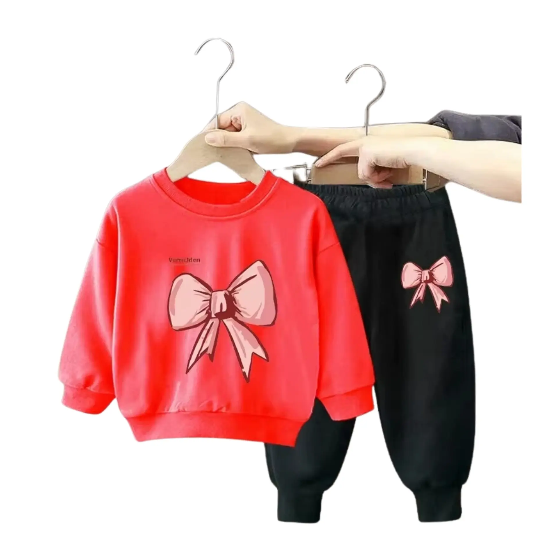 Buzo Niña Infantil Algodon 2 piezas Poleron 5