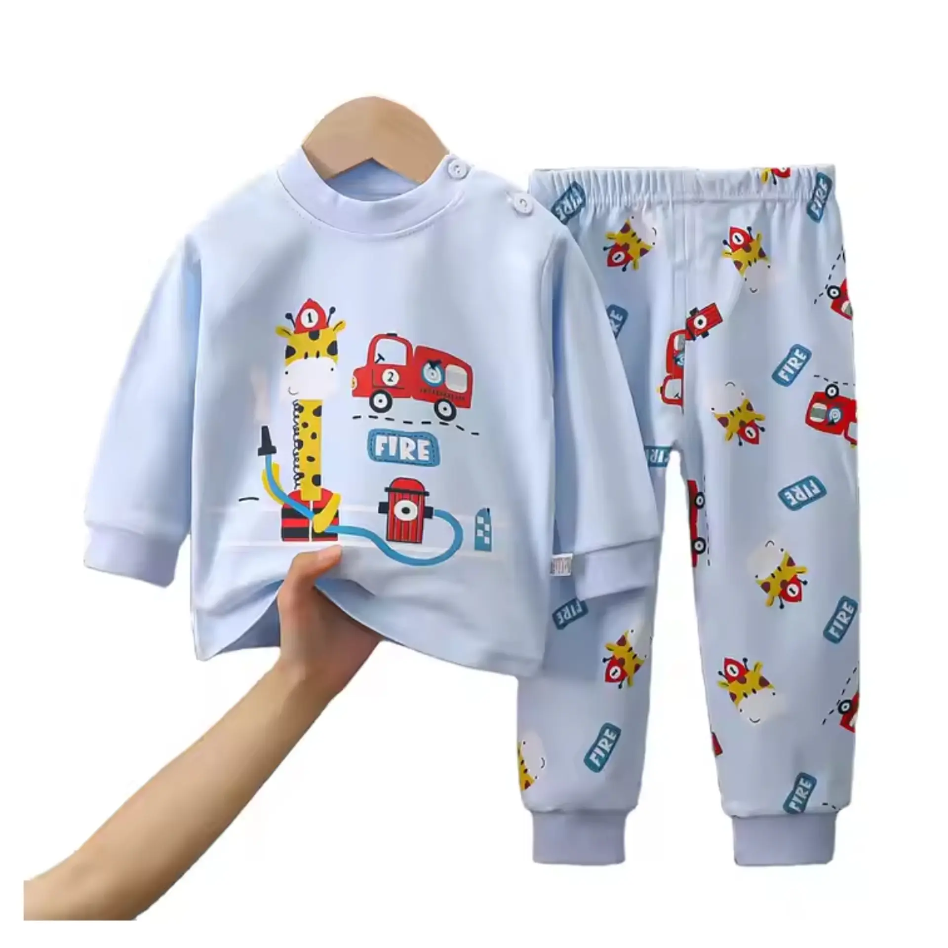 Pijama Niño Manga Larga Algodon Infantil 2