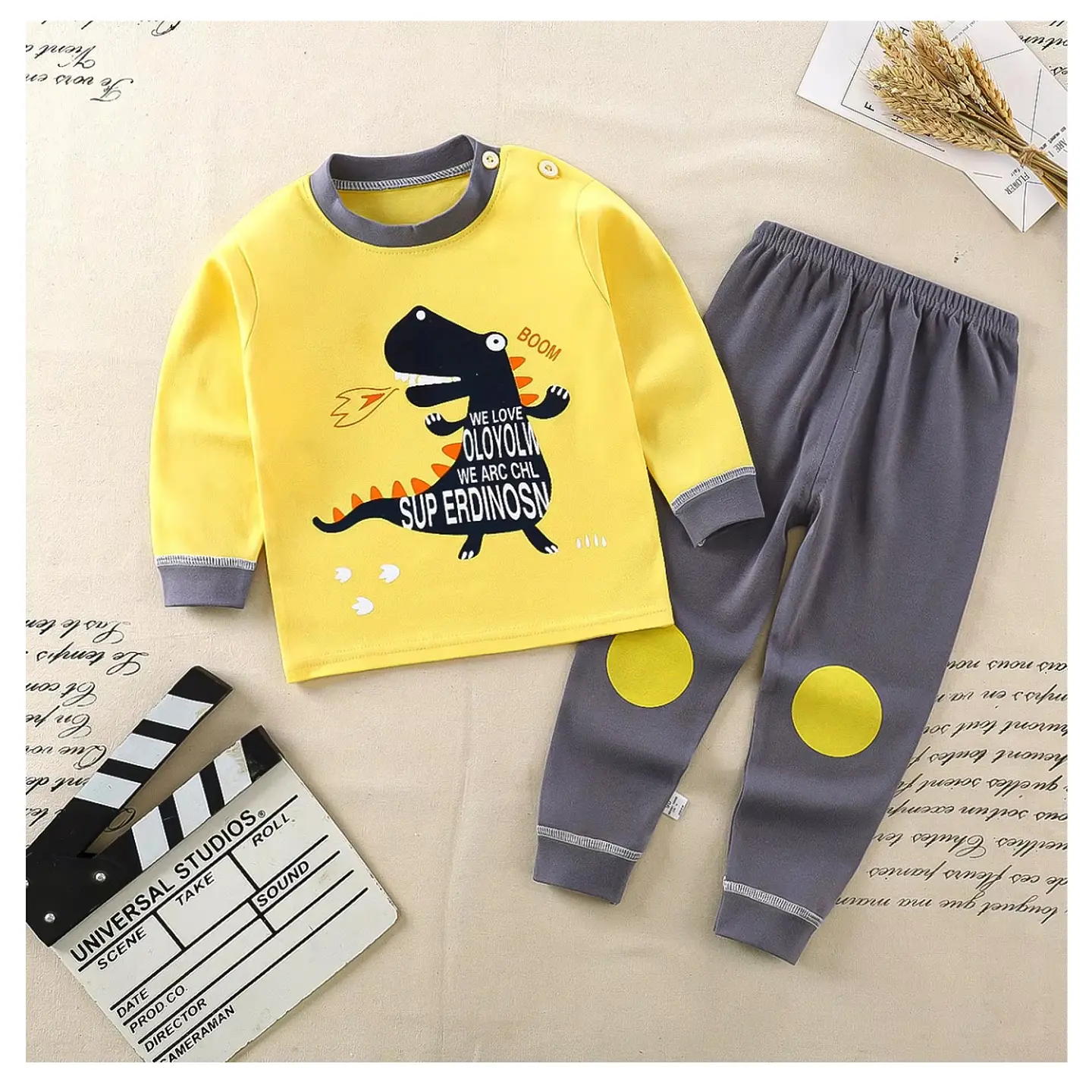 Pijama Niño Manga Larga Algodon Infantil 8