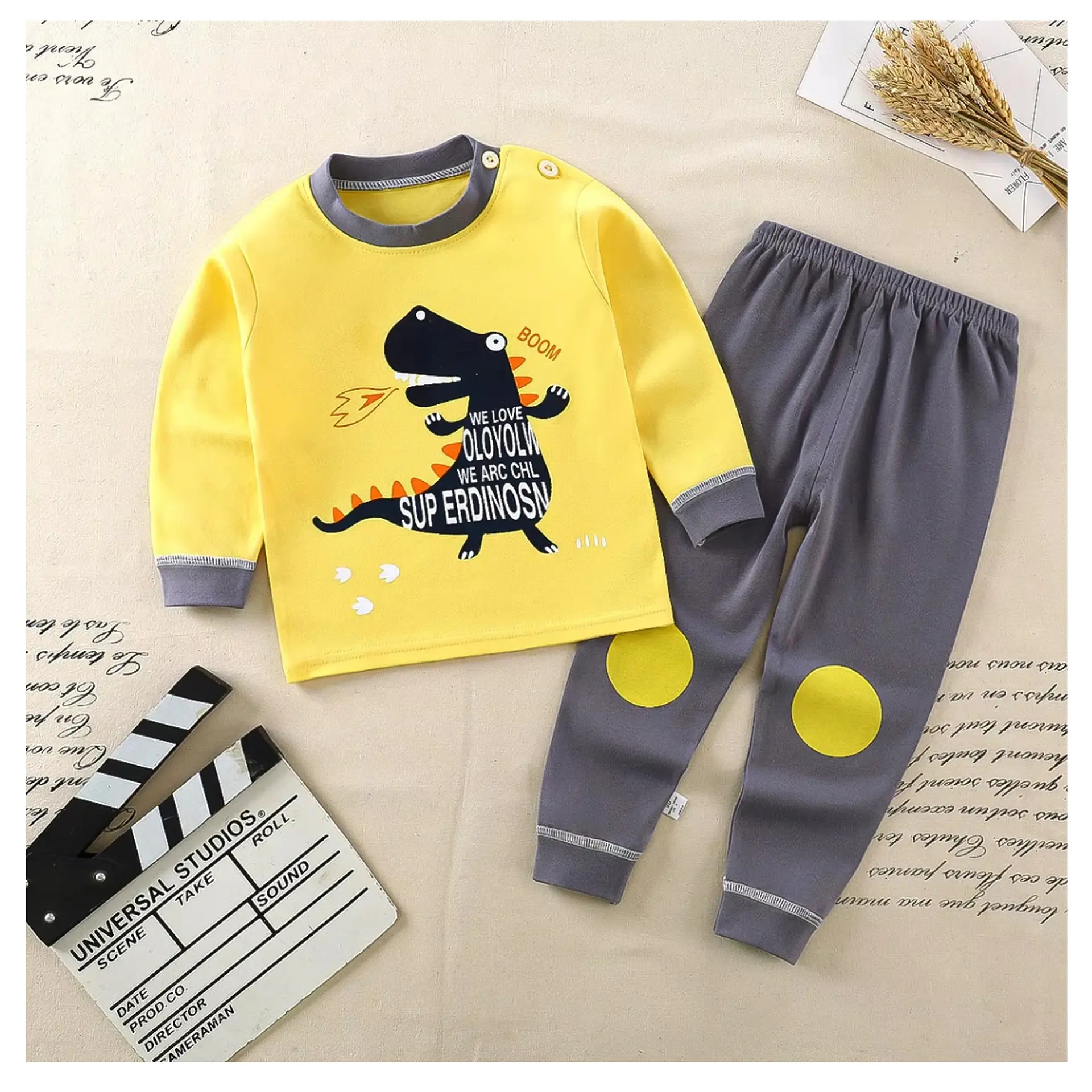 Pijama Niño Manga Larga Algodon Infantil 8