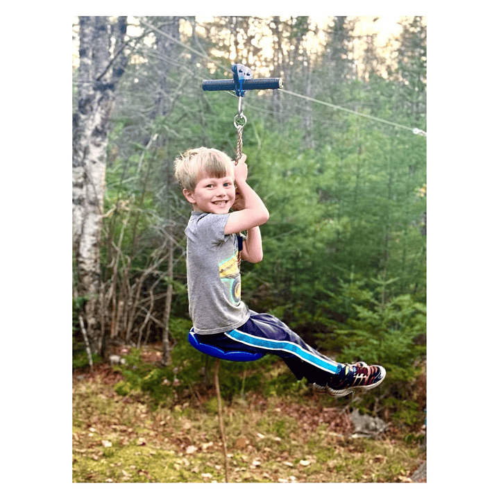 Tirolesa 30m Con Freno Juego Zipline Kit Tirolina Canopy 6