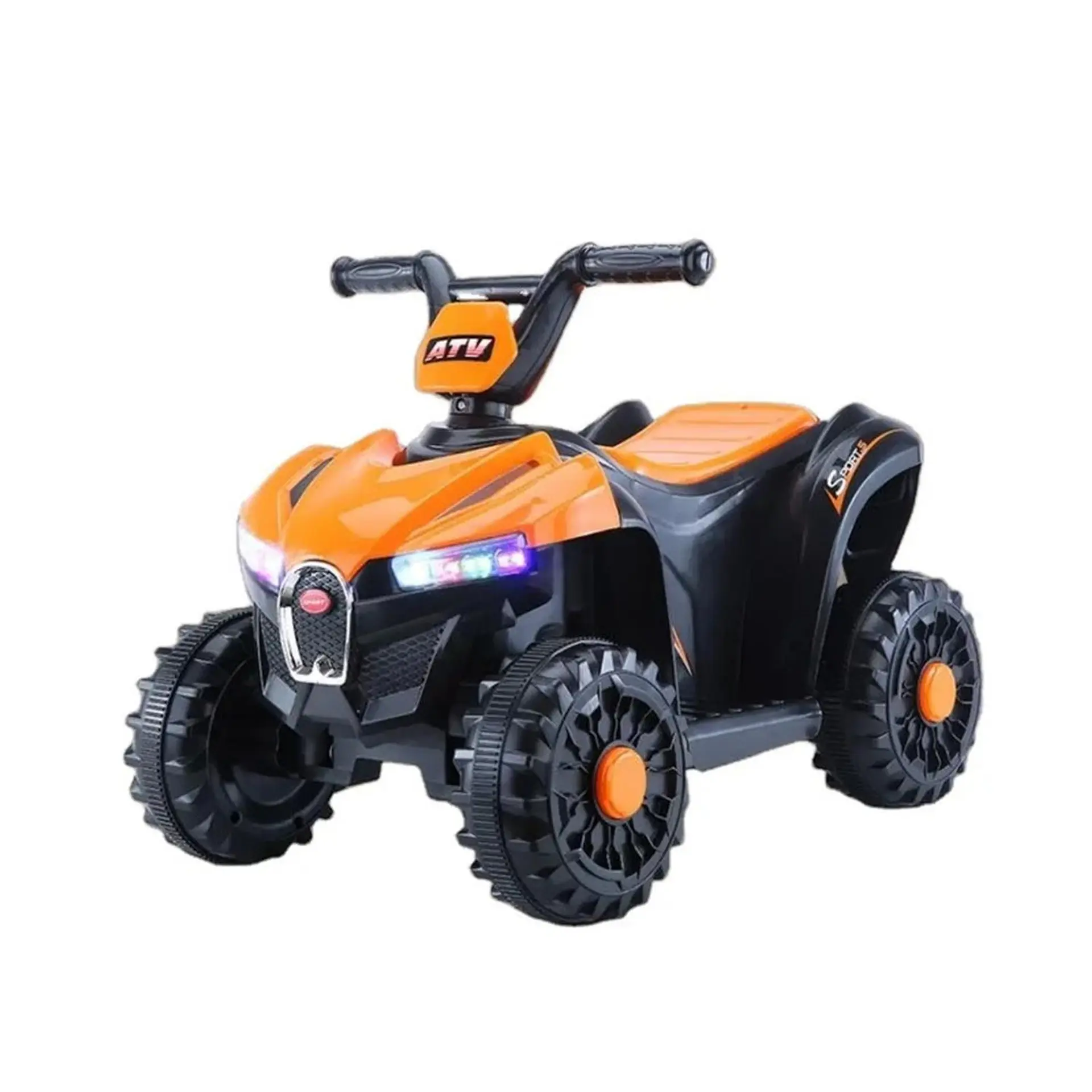 Moto Batería Eléctrico Infantil Terra Naranja Juguete  3