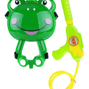 Pistola Agua Con Mochila Rana