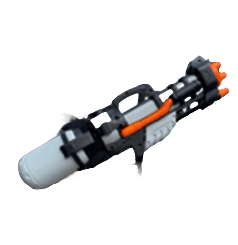 Pistola De Agua Diseño Militar Negro Gri