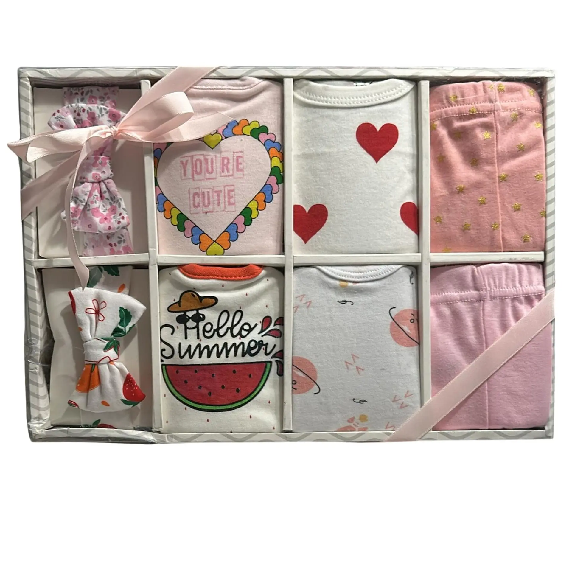 Set Bebe Ajuar Recien Nacido En Caja Regalo 8 Piezas Niñ 1