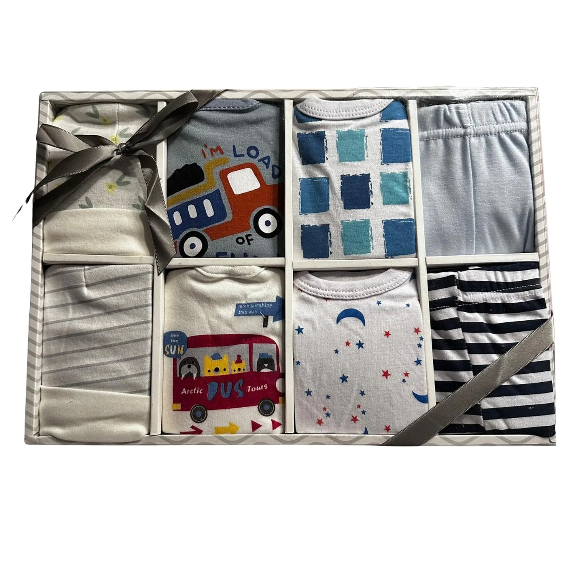 Set Bebe Ajuar Recien Nacido En Caja Regalo 8 Piezas Niñ 1