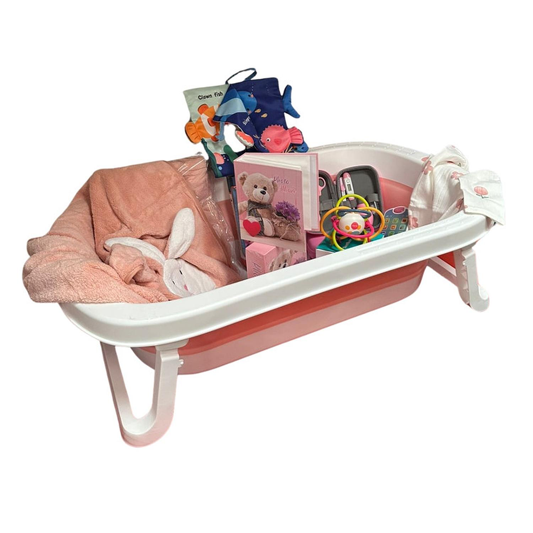 Set Regalo Bebe Recien Nacido Niña #3 en Caja 8 Pieza 1