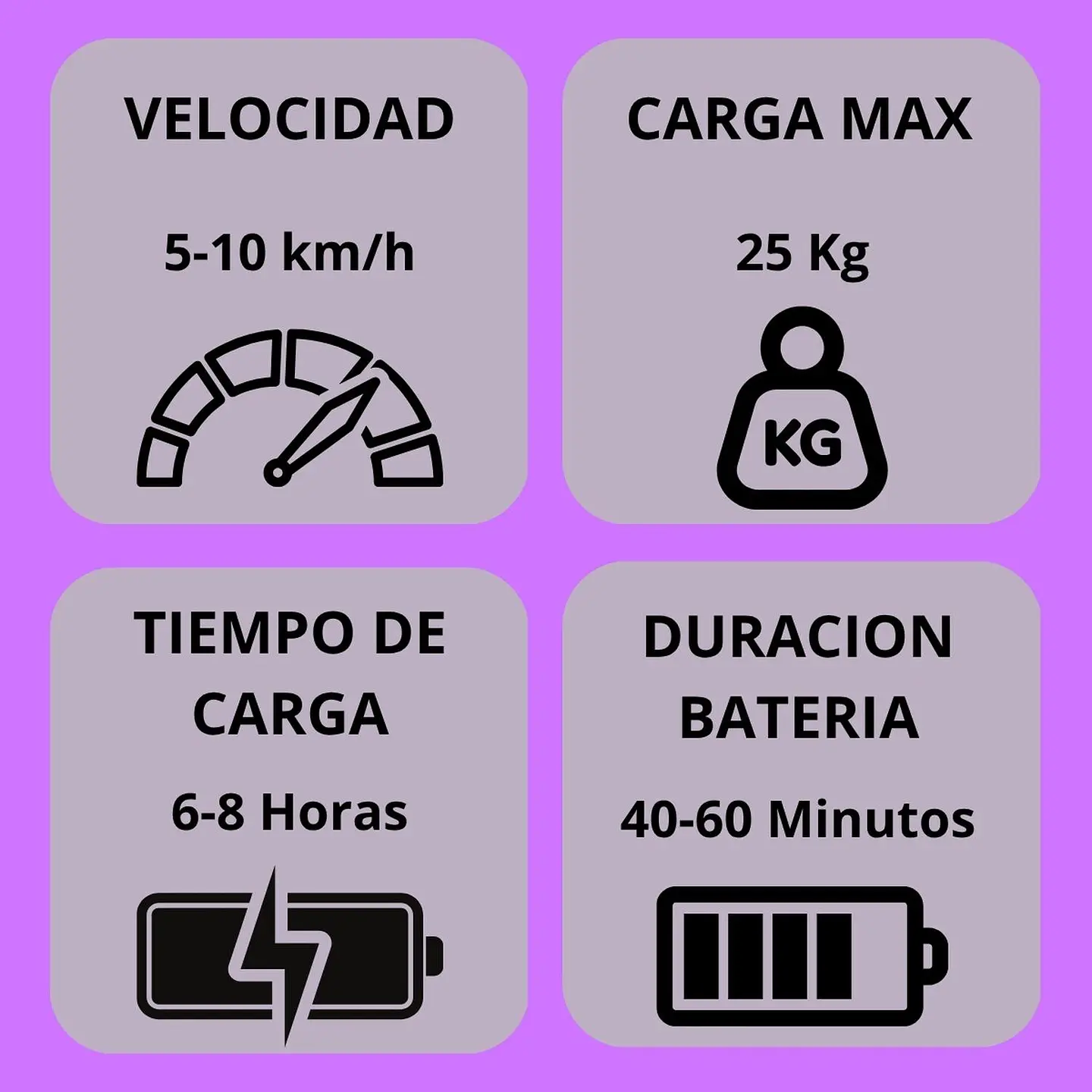 Moto Batería Eléctrico Infantil Rock Morada Juguete  5