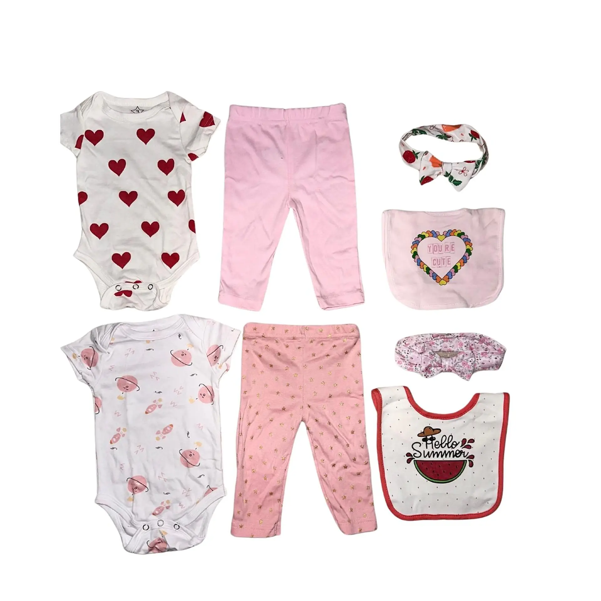 Set Bebe Ajuar Recien Nacido En Caja Regalo 8 Piezas Niñ 4
