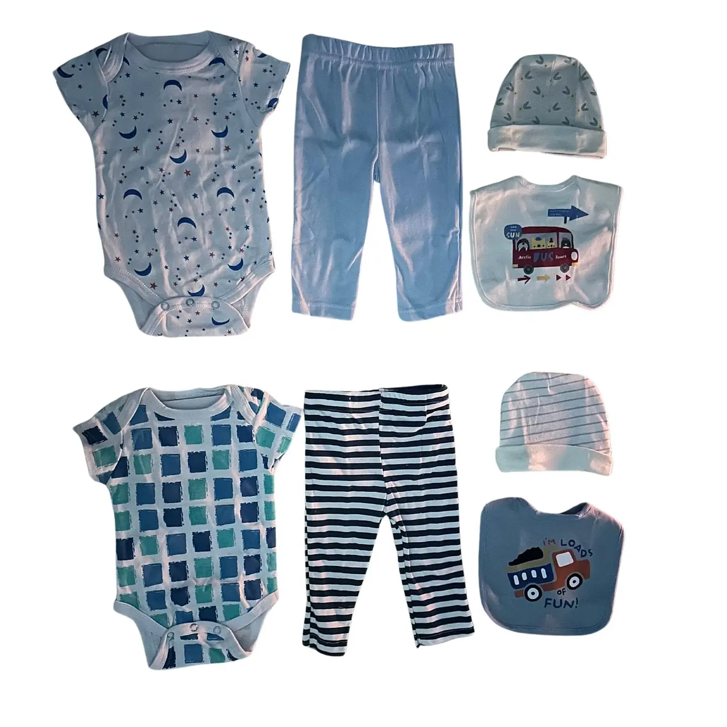 Set Bebe Ajuar Recien Nacido En Caja Regalo 8 Piezas Niñ 4