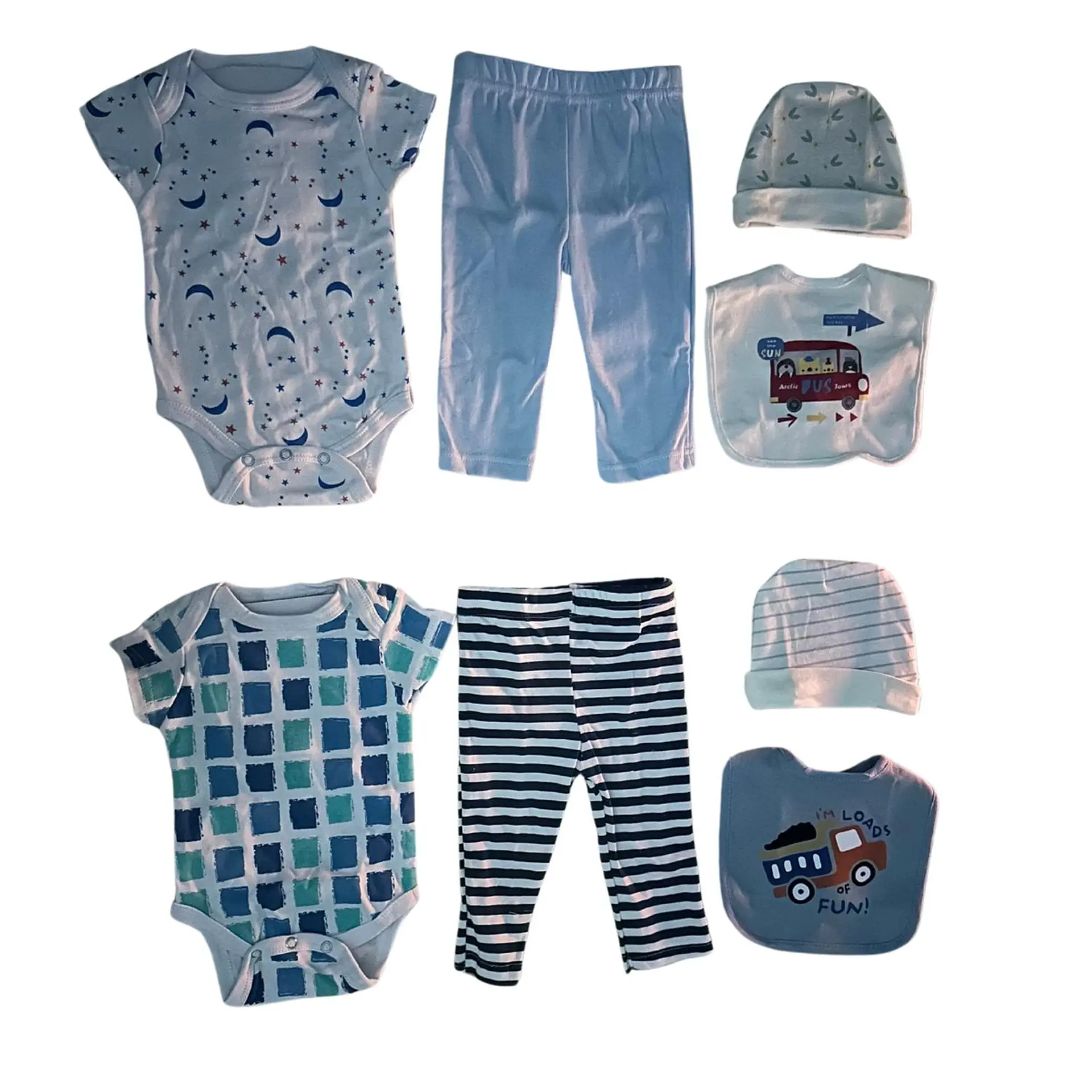 Set Bebe Ajuar Recien Nacido En Caja Regalo 8 Piezas Niñ 4