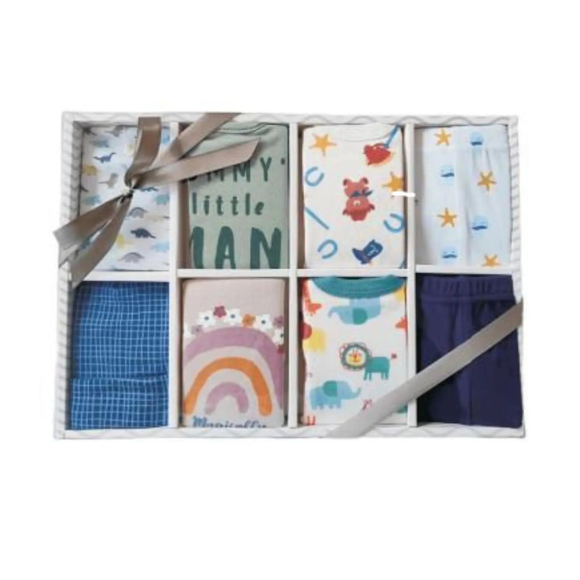 Set Bebe Ajuar Recien Nacido En Caja Regalo 8 Piezas Niñ 5