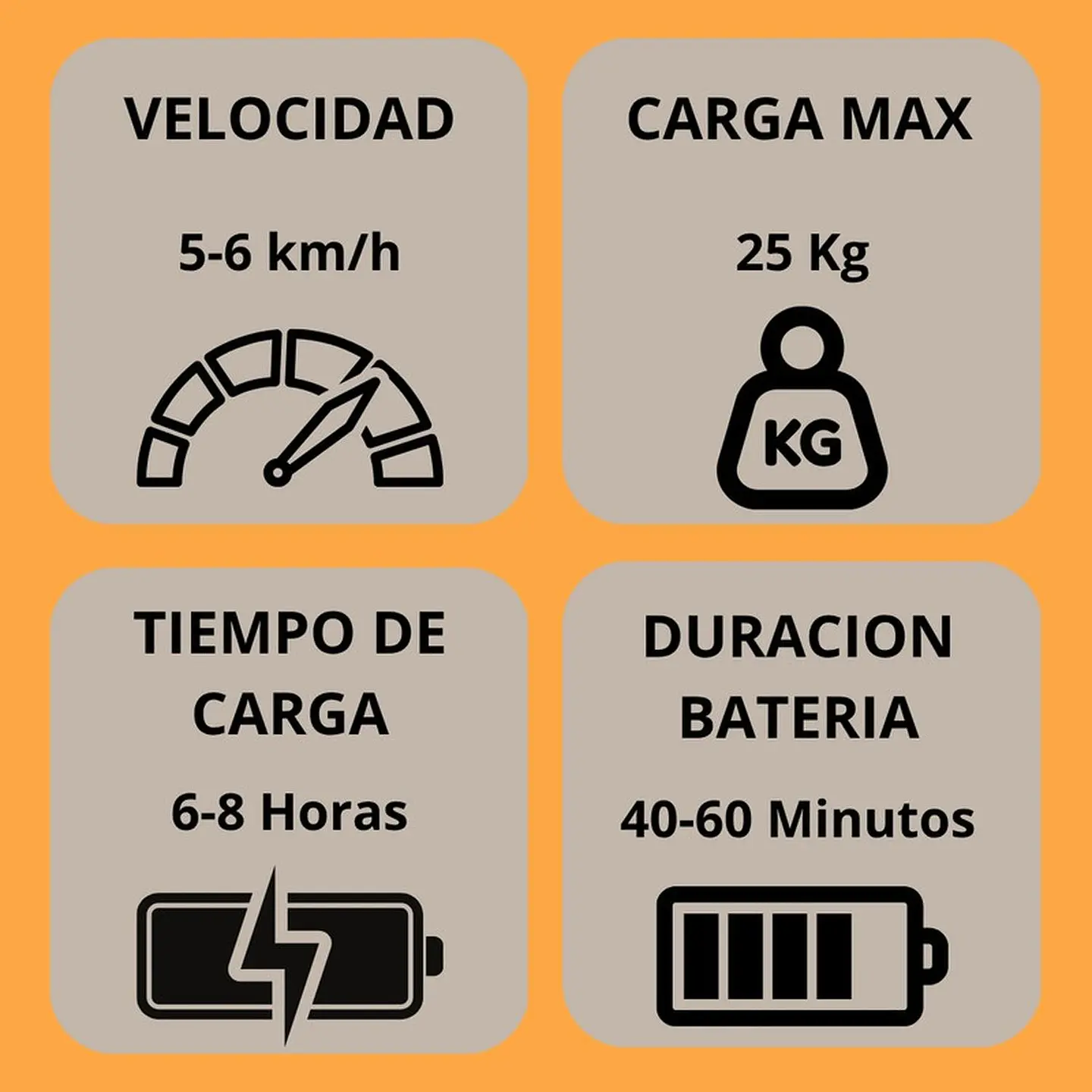 Moto Batería Eléctrico Infantil Terra Naranja Juguete  6