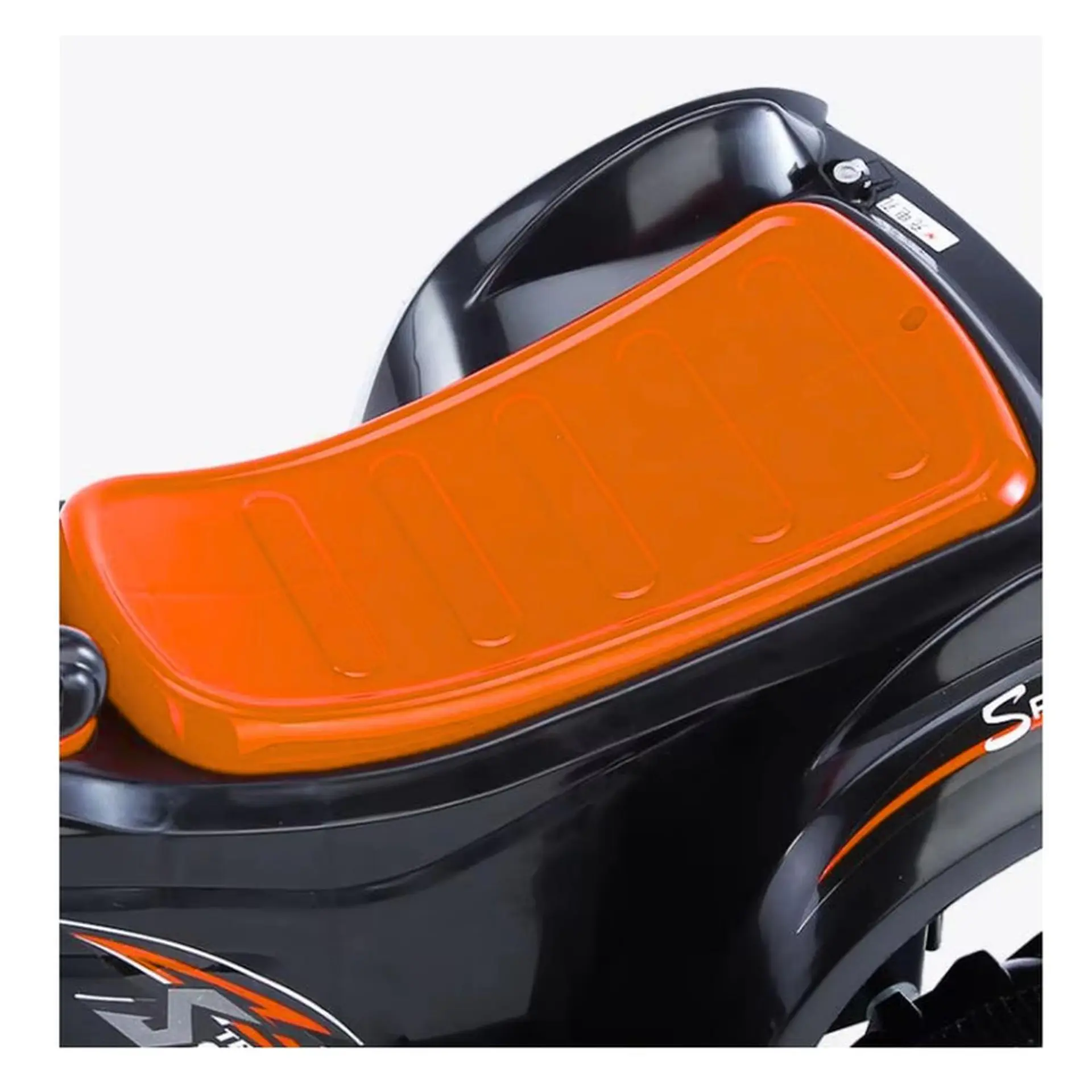 Moto Batería Eléctrico Infantil Terra Naranja Juguete  7