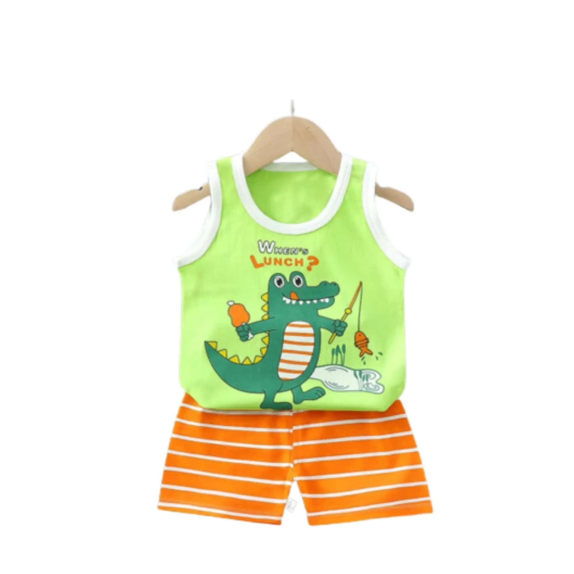 Polera Short Niño Conjunto Algodon Verano Yakare 2