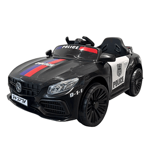 Auto Electrico Policia Infantil A Batería