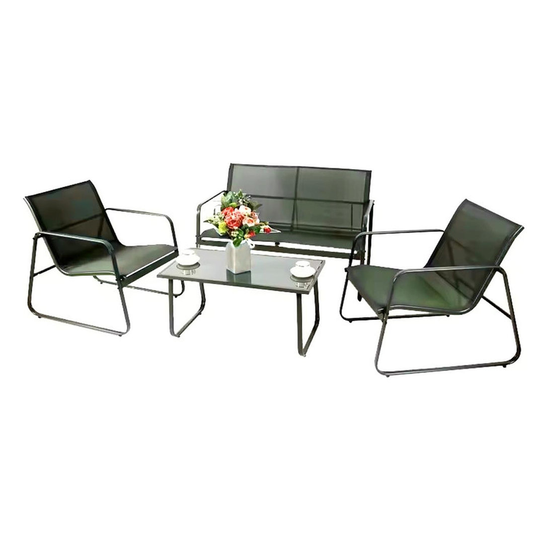 Juego De Terraza Living Malla Saint Andrew 4 Piezas Exterior 1