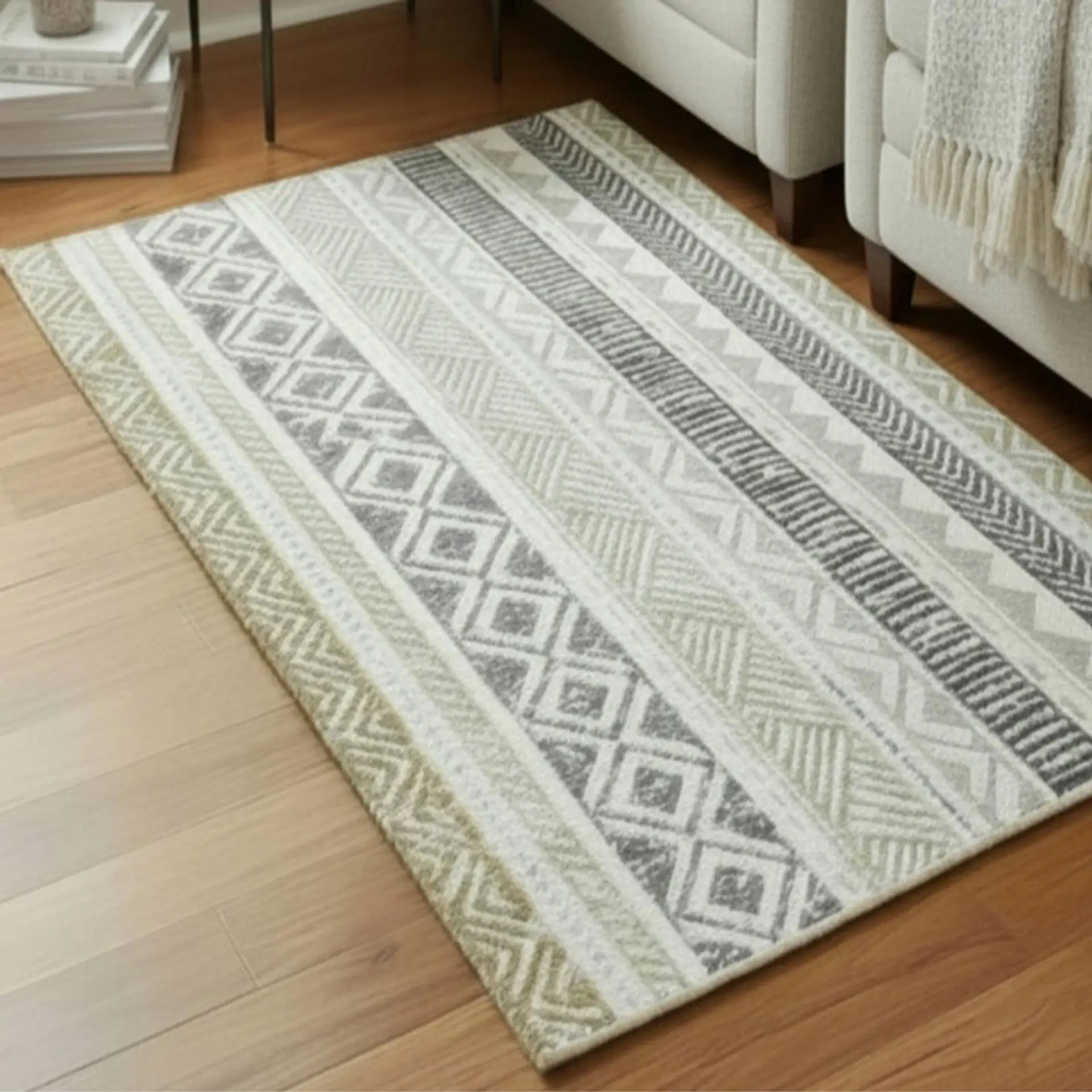 Alfombra Living Grande Estampada 150x200 cm Kusadasi 1