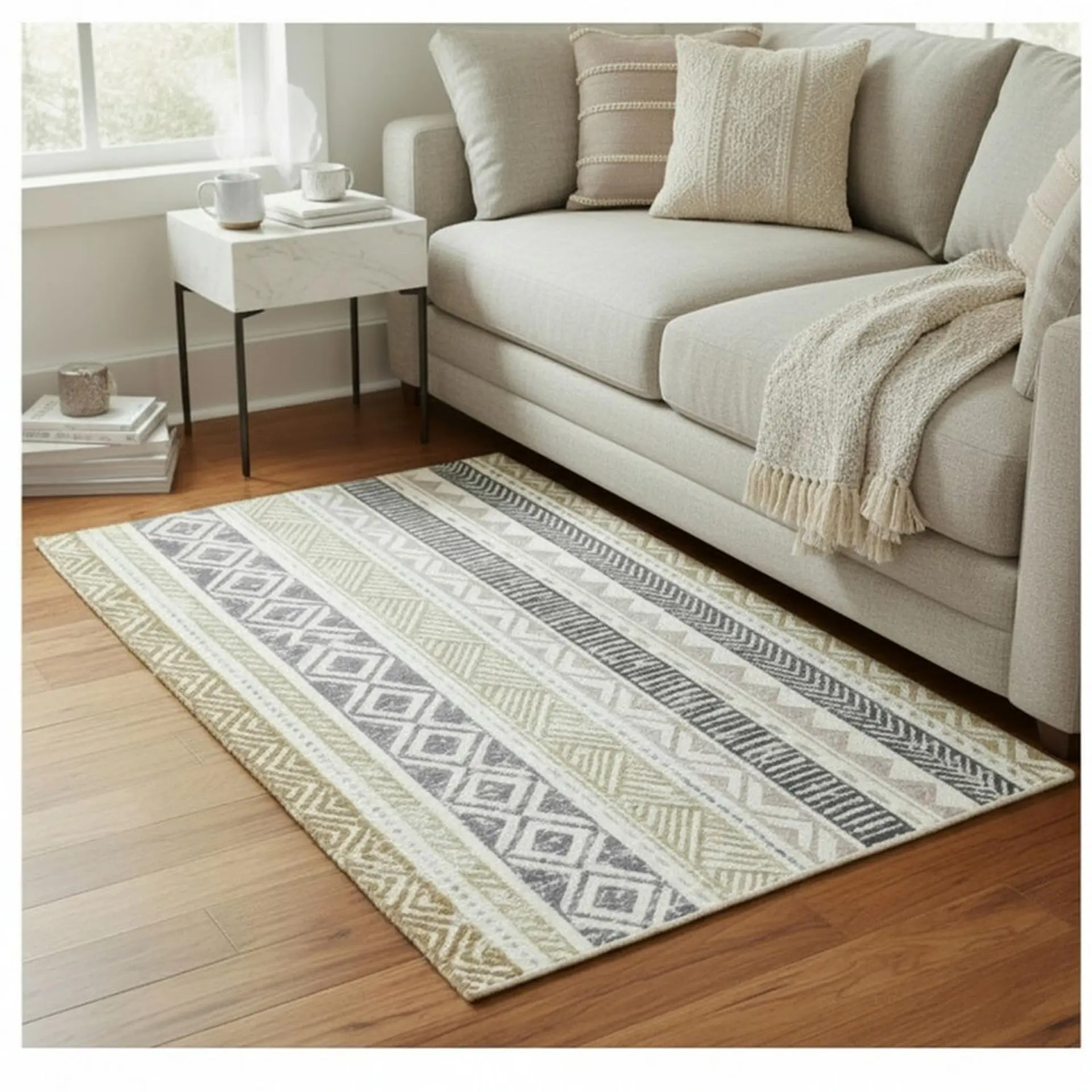 Alfombra Living Grande Estampada 150x200 cm Kusadasi 2