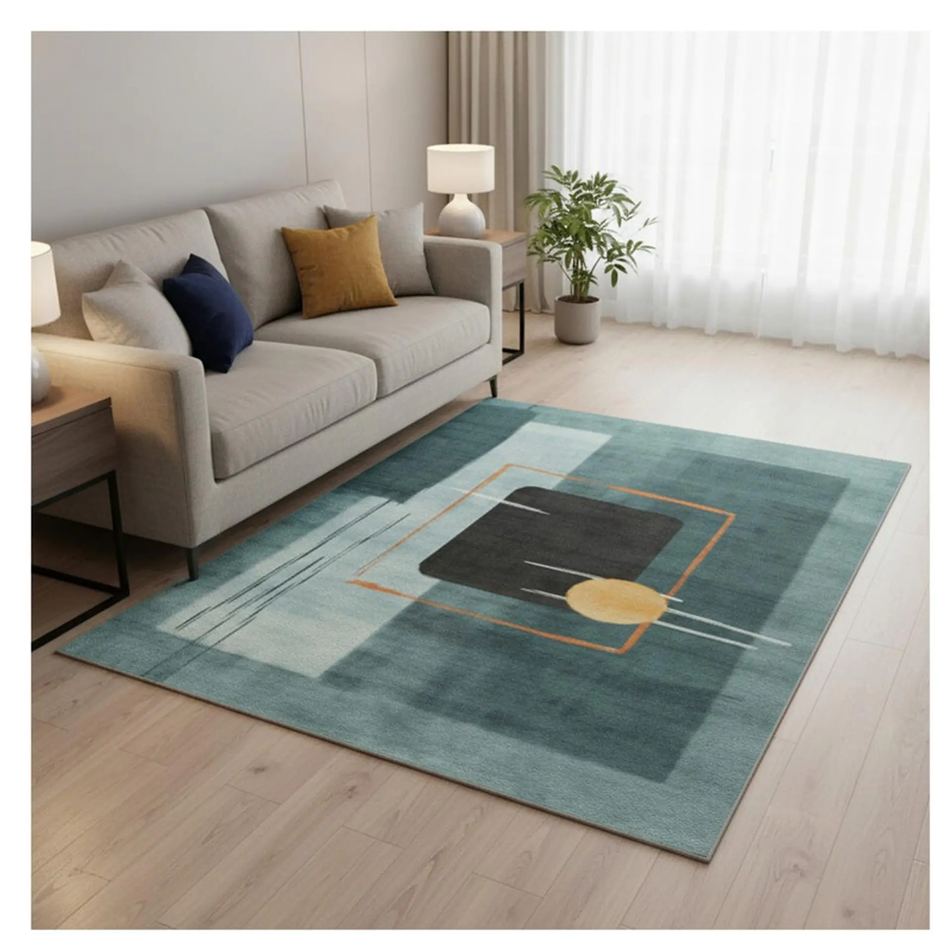 Alfombra Living Estampada 120x160 cm Milano 1