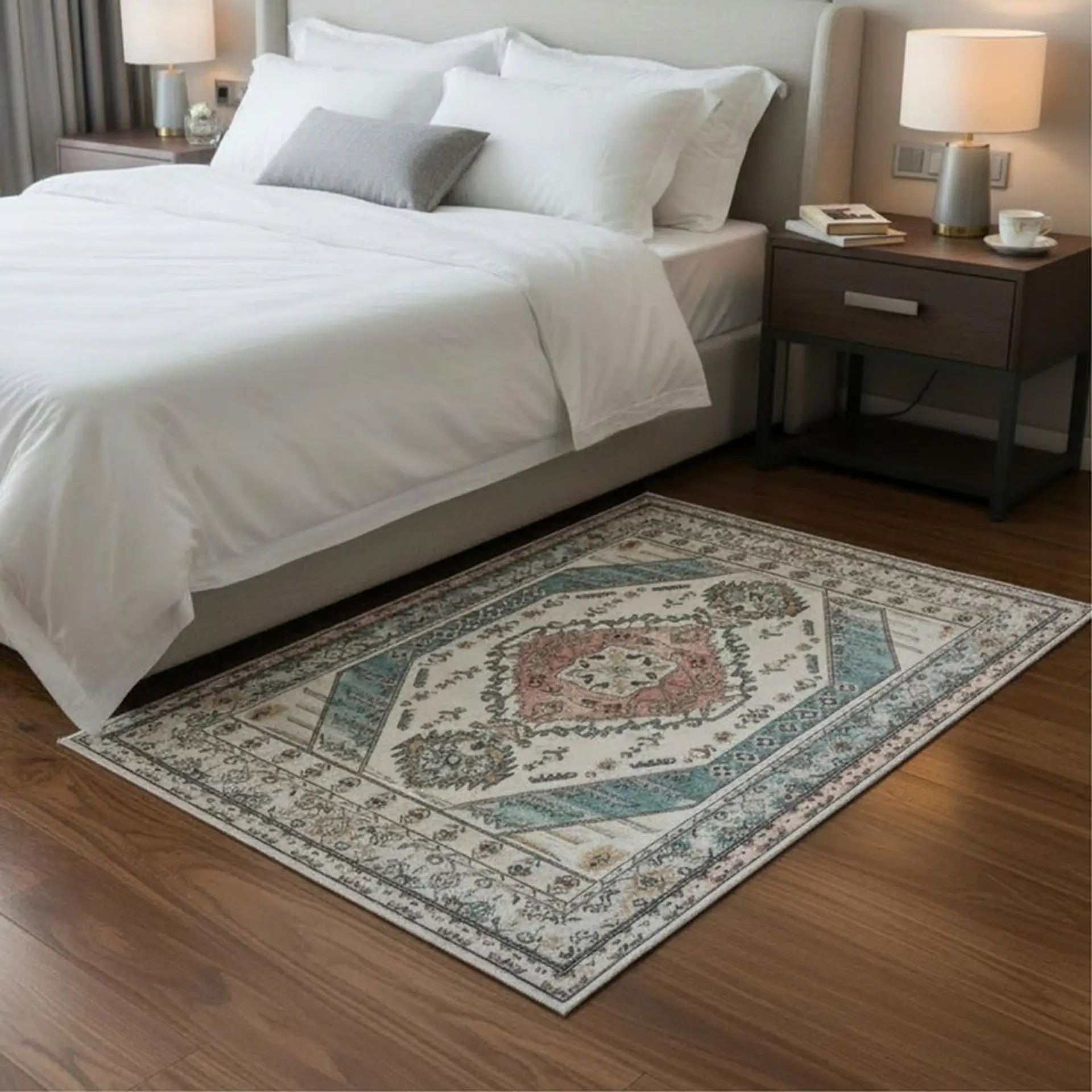 Alfombra Bajada Cama Estampada 60x100 cm Zaragoza 1