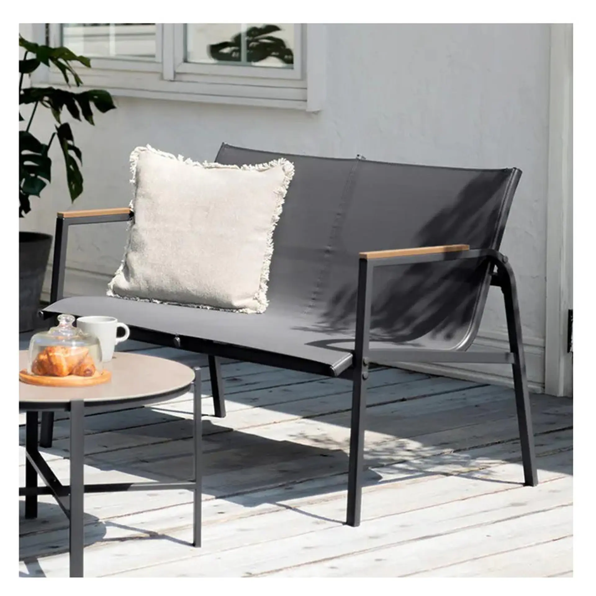 Juego De Terraza Living Malla Saint Thomas 4 Piezas Exterior 4