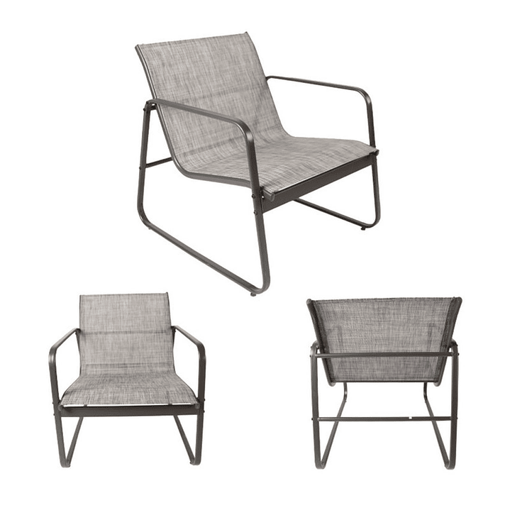 Juego De Terraza Living Malla Saint Andrew 4 Piezas Exterior 6