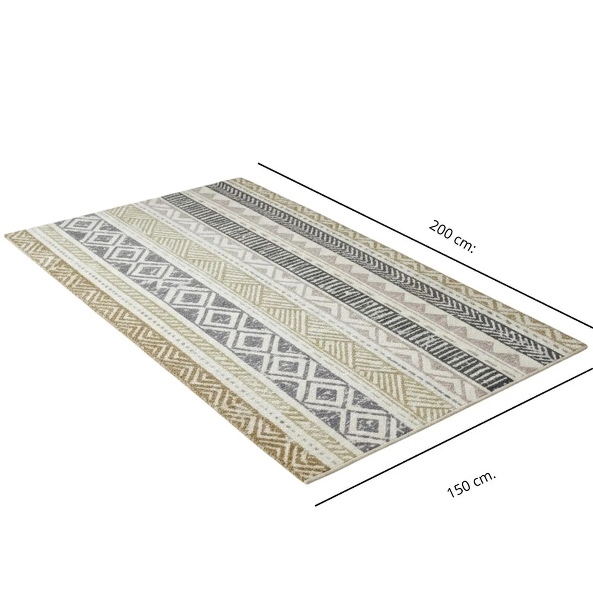 Alfombra Living Grande Estampada 150x200 cm Kusadasi 4