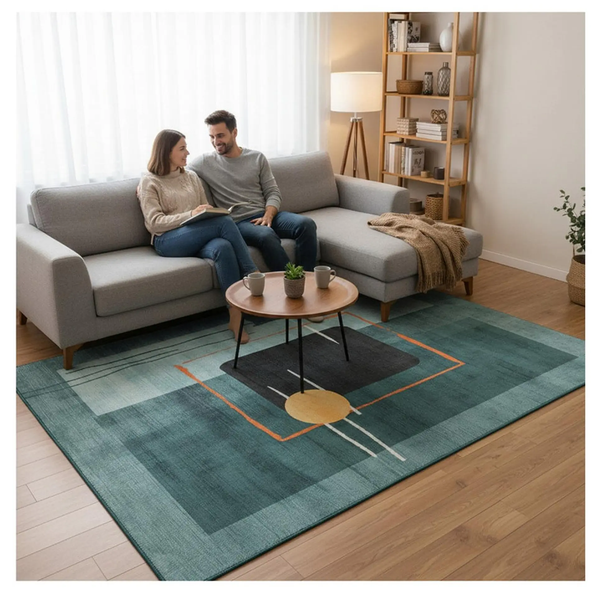 Alfombra Living Estampada 120x160 cm Milano 3