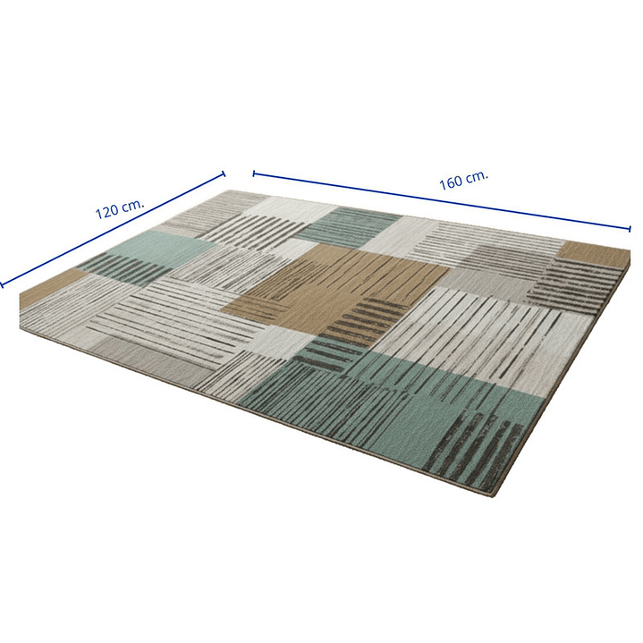 Alfombra Living Sala Estar 120x160 cm Murano 4