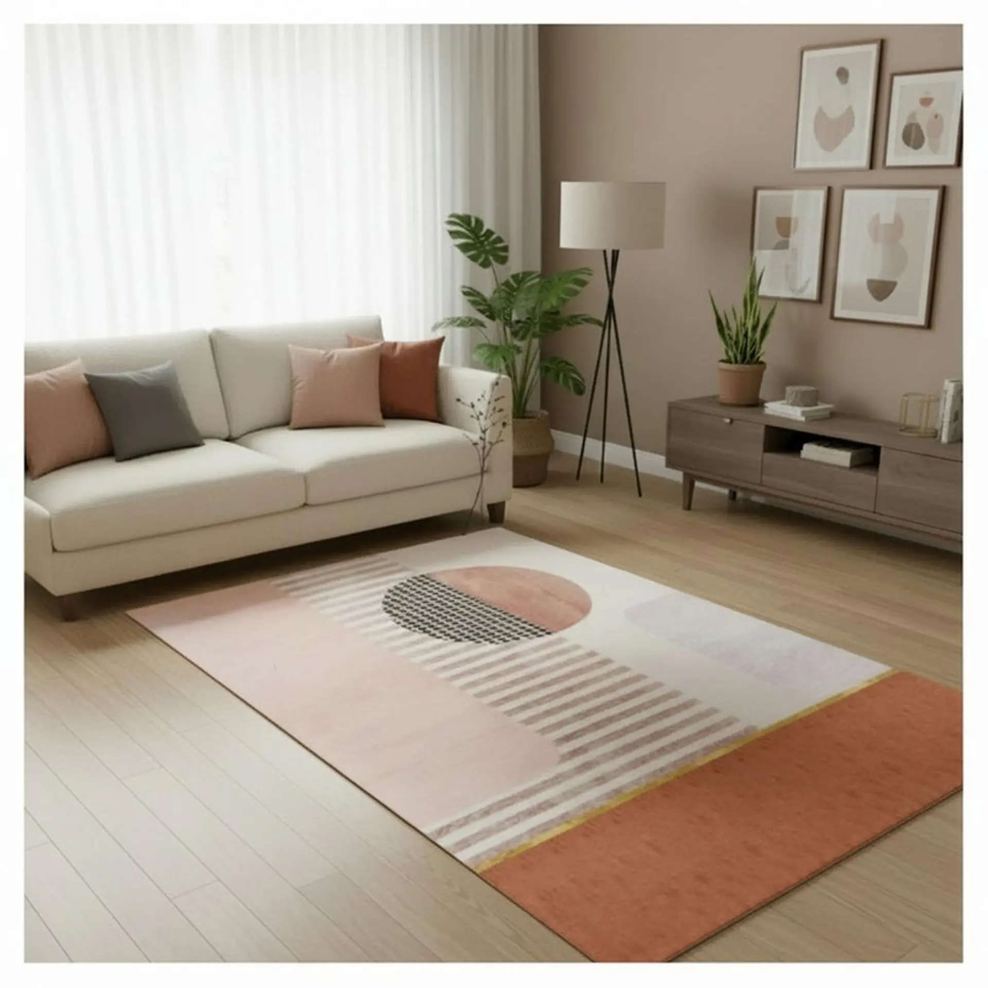 Alfombra Living Estampada 120x160 cm Sicilia 1