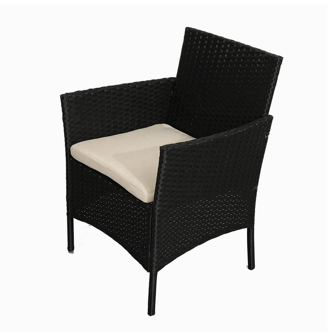 Juego De Terraza Living Ratán Sintético Sally 3 Piezas 6